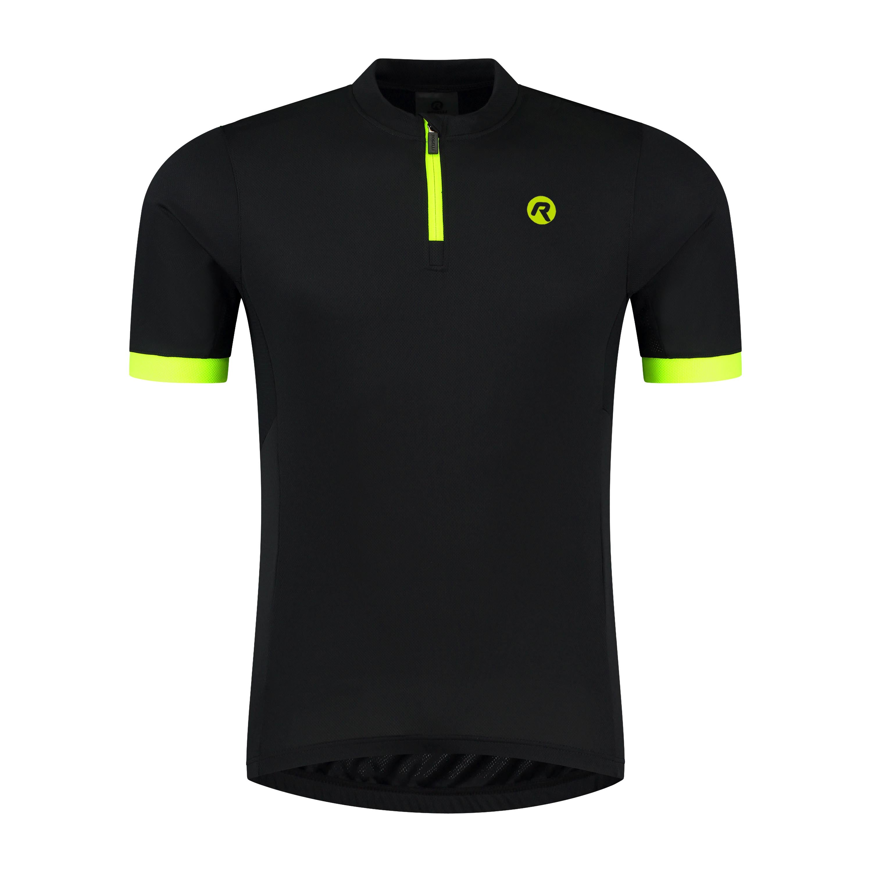 Core Fietsshirt Heren - Zwart/Neon Geel