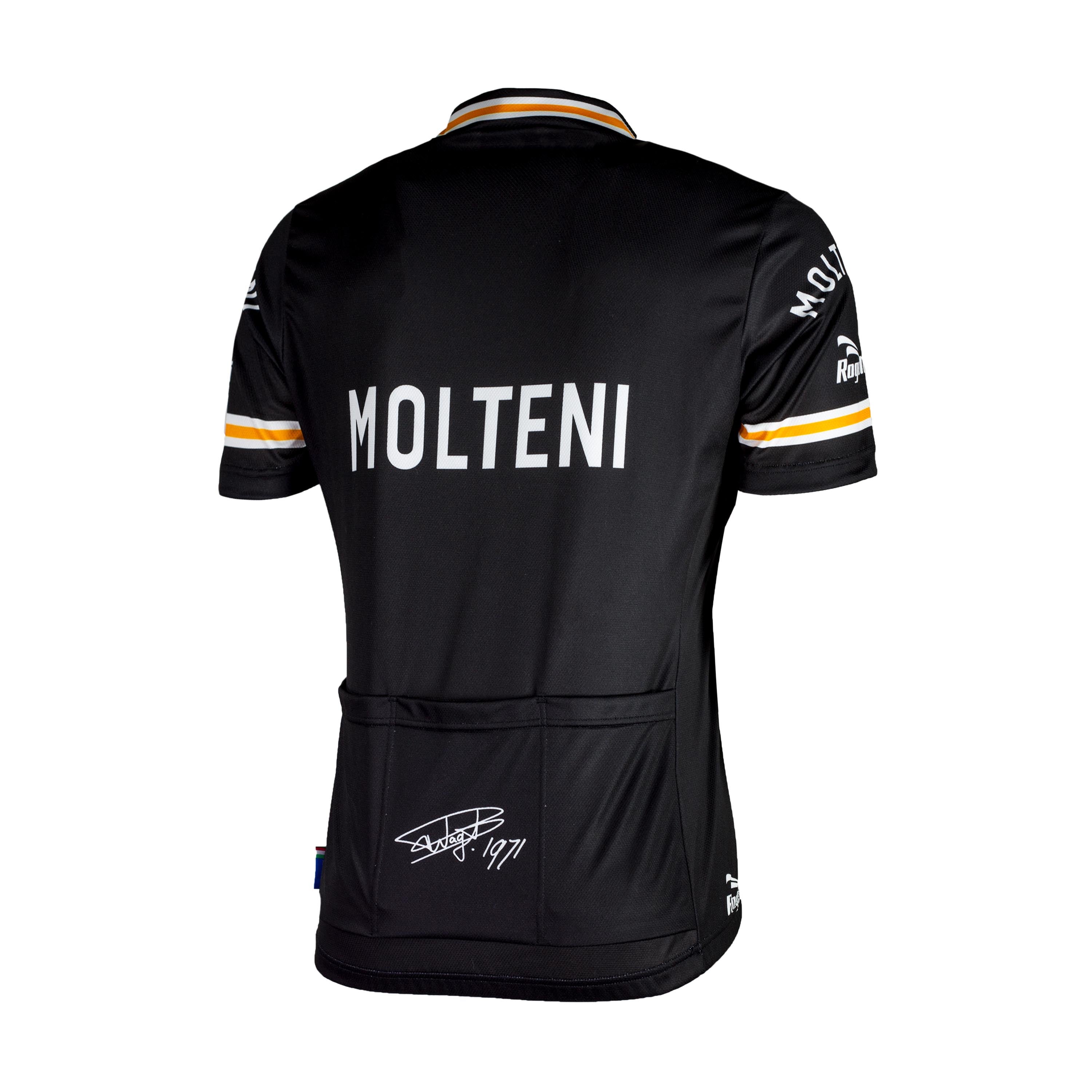 Molteni Fietsshirt Heren - Zwart