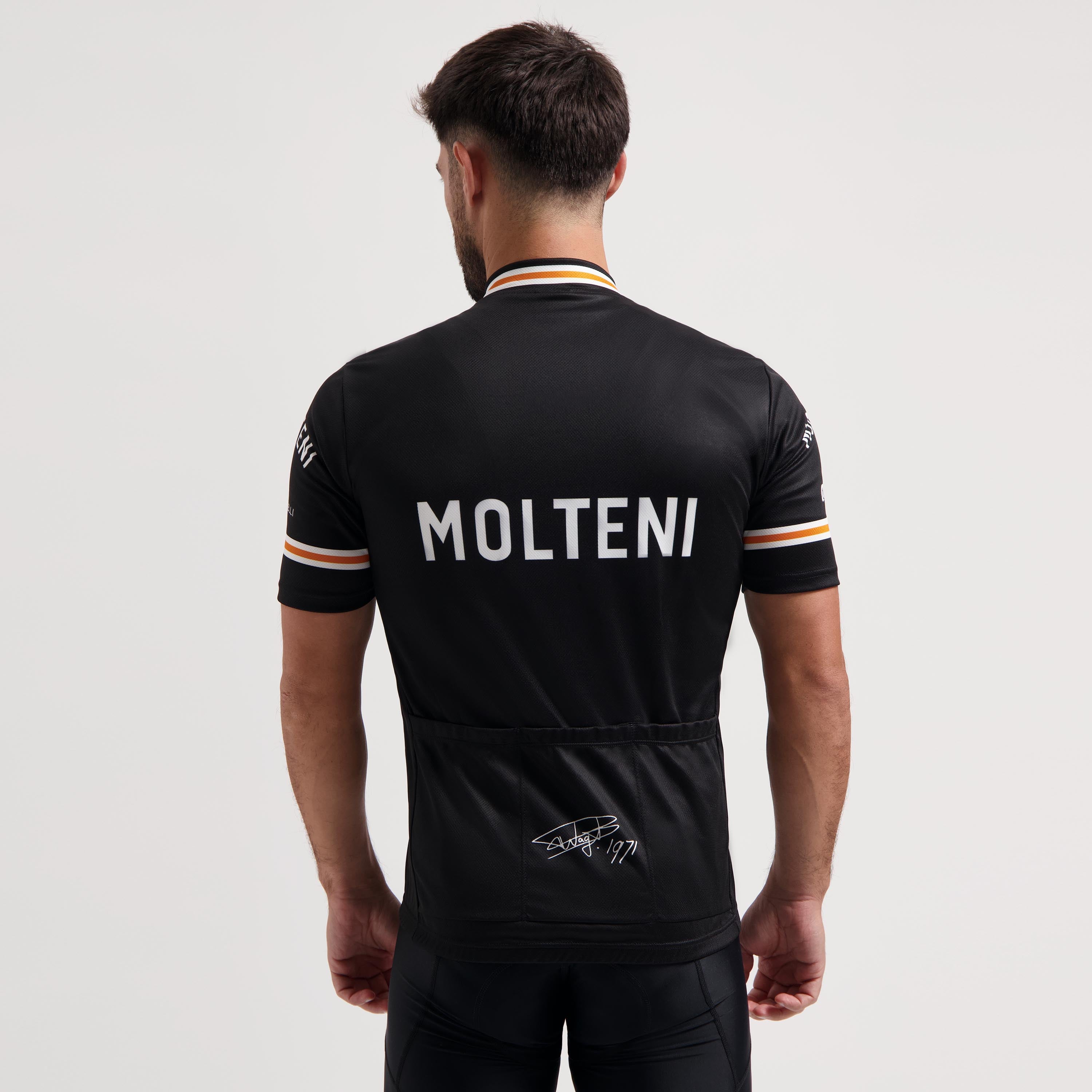 Molteni Fietsshirt Heren - Zwart