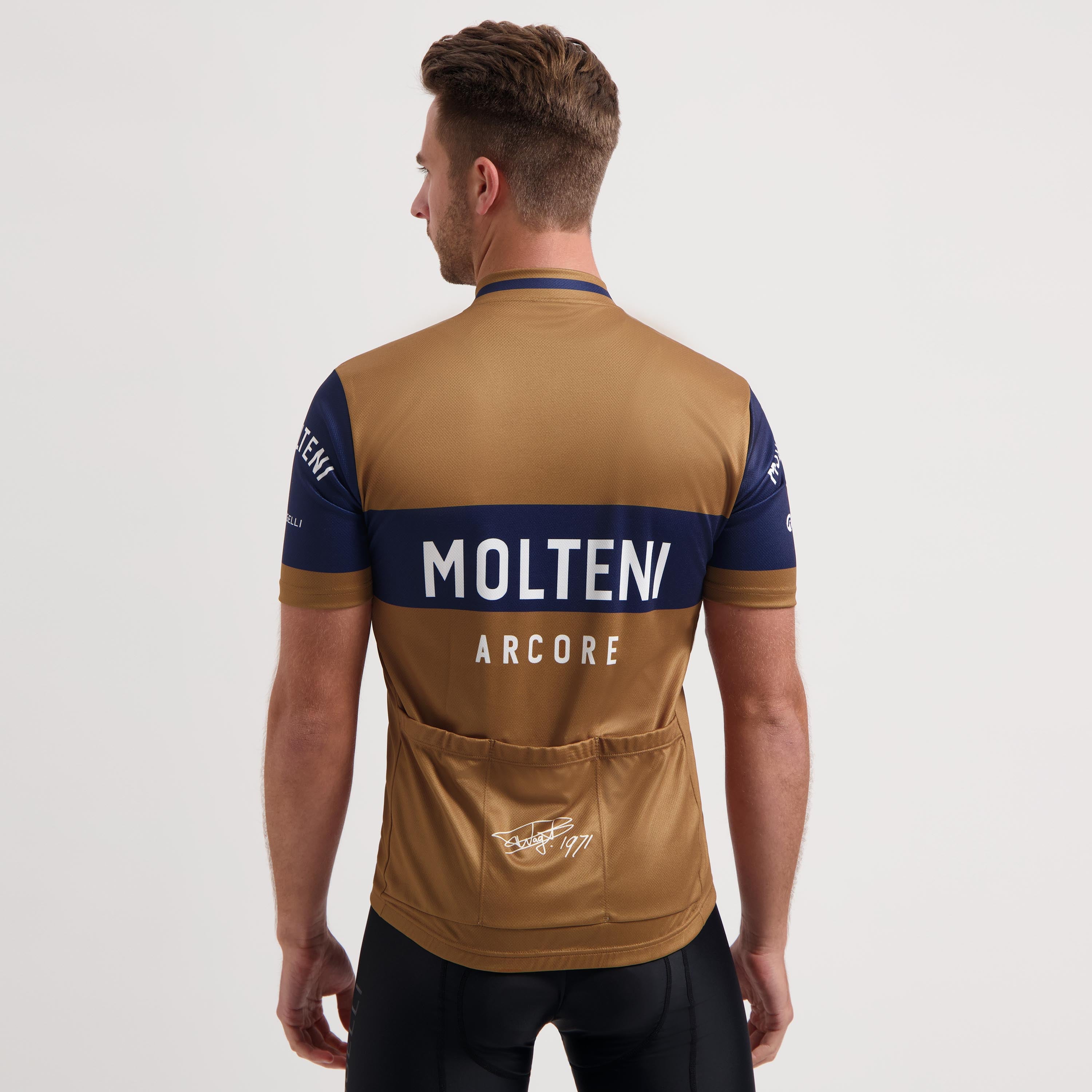 Molteni Fietsshirt Heren - Bruin