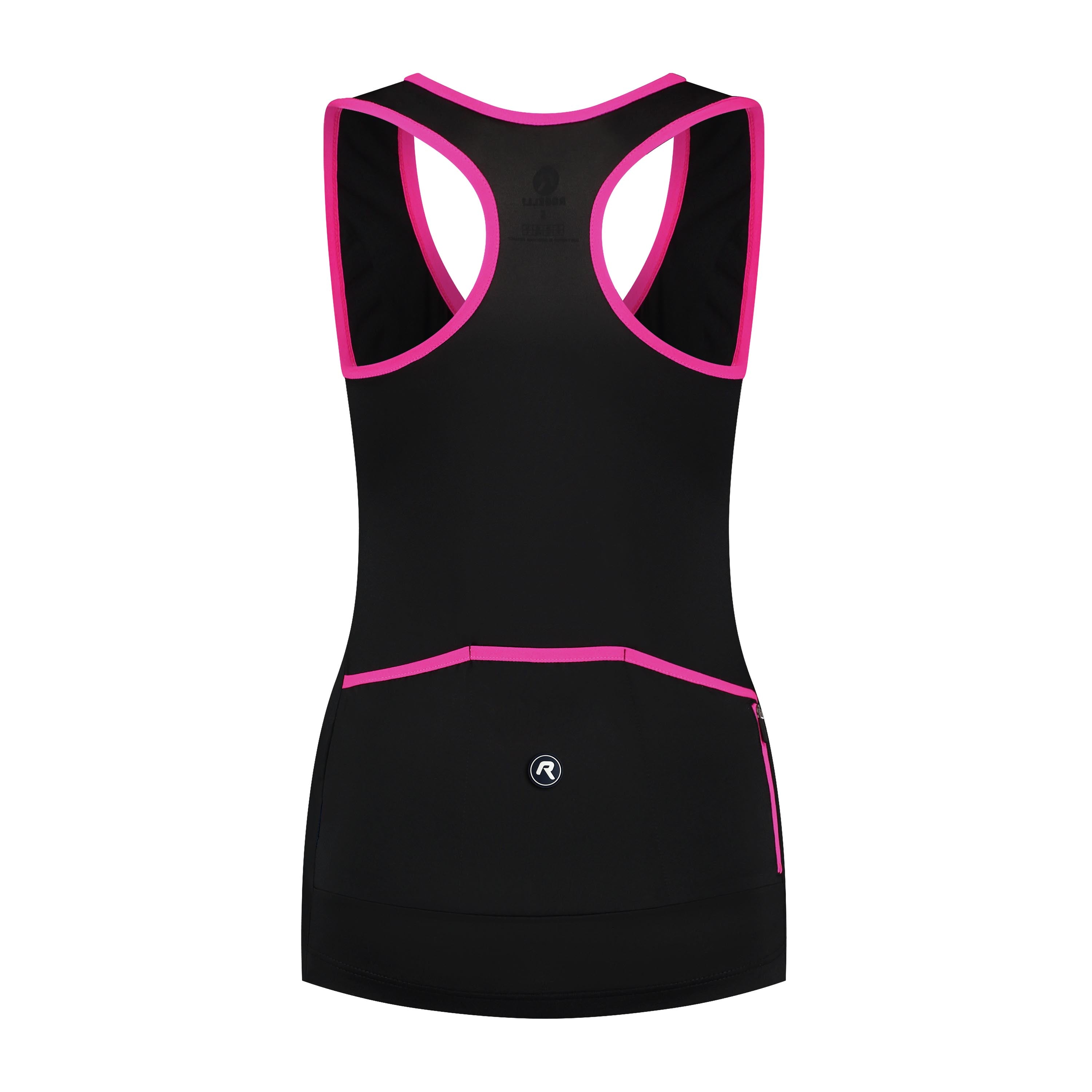 Abbey Tanktop Damen - Schwarz/Pink