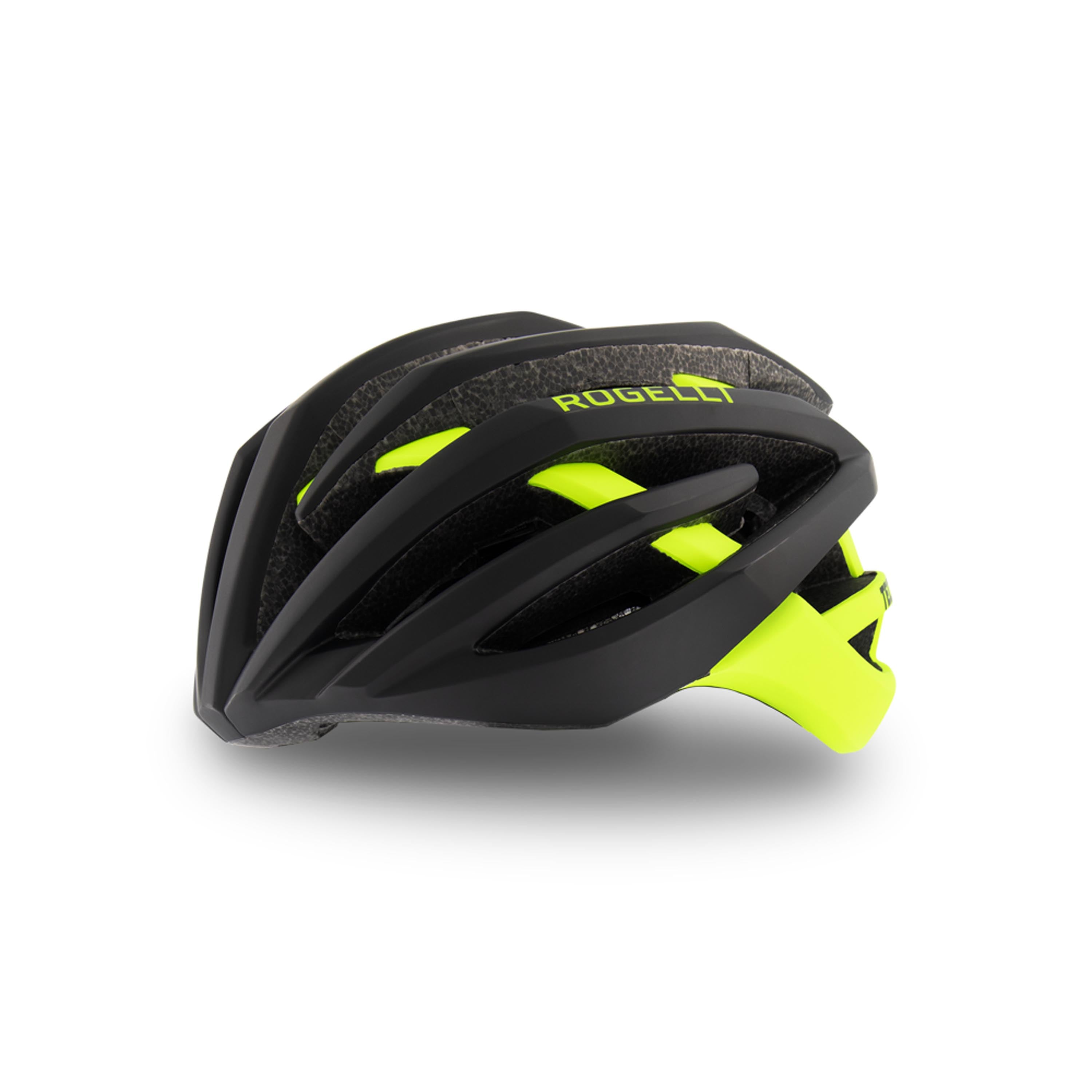 Tecta Fietshelm - Zwart/Neon Geel