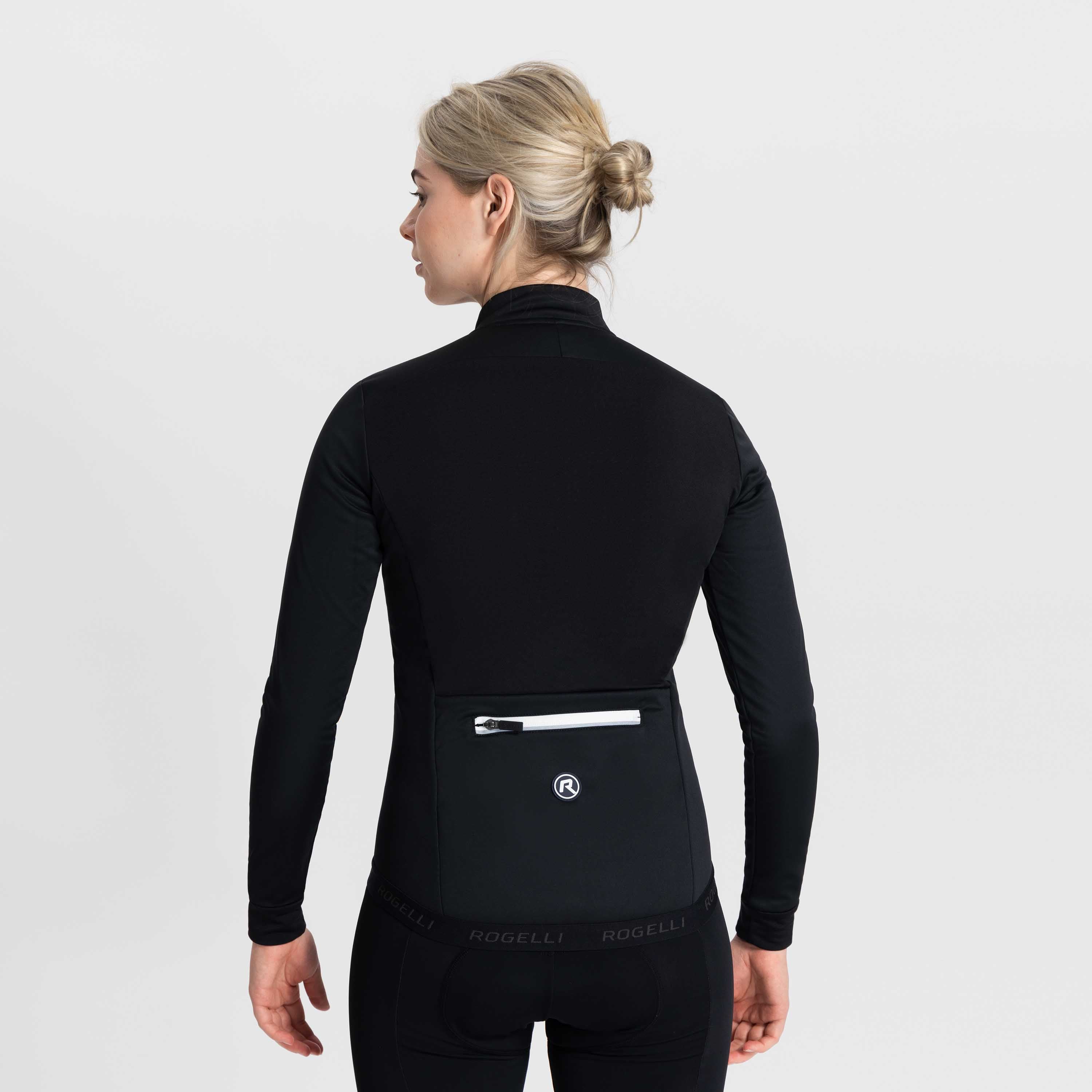 Pesara Winter Fietsjack Dames - Zwart/Wit