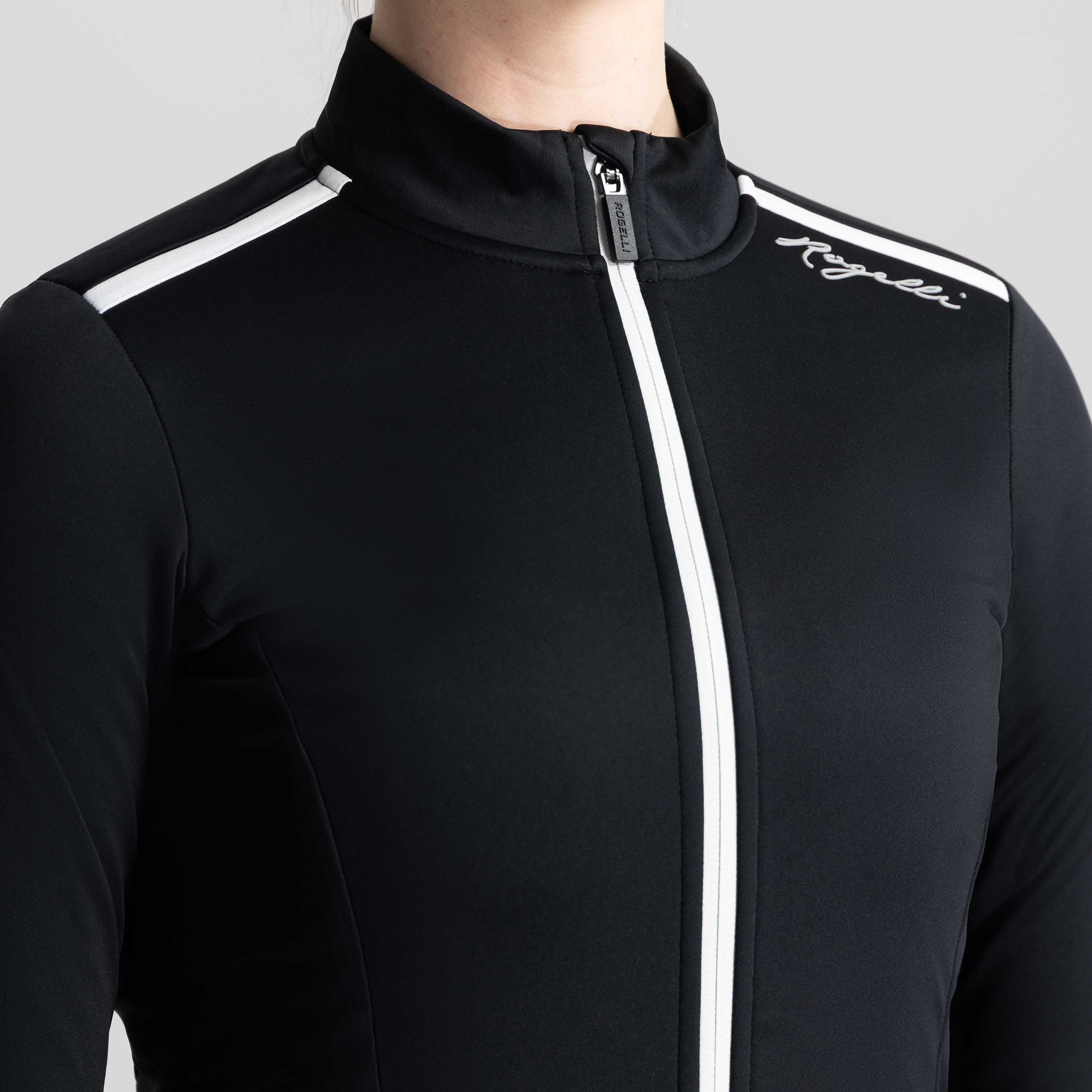 Pesara Winter Fietsjack Dames - Zwart/Wit