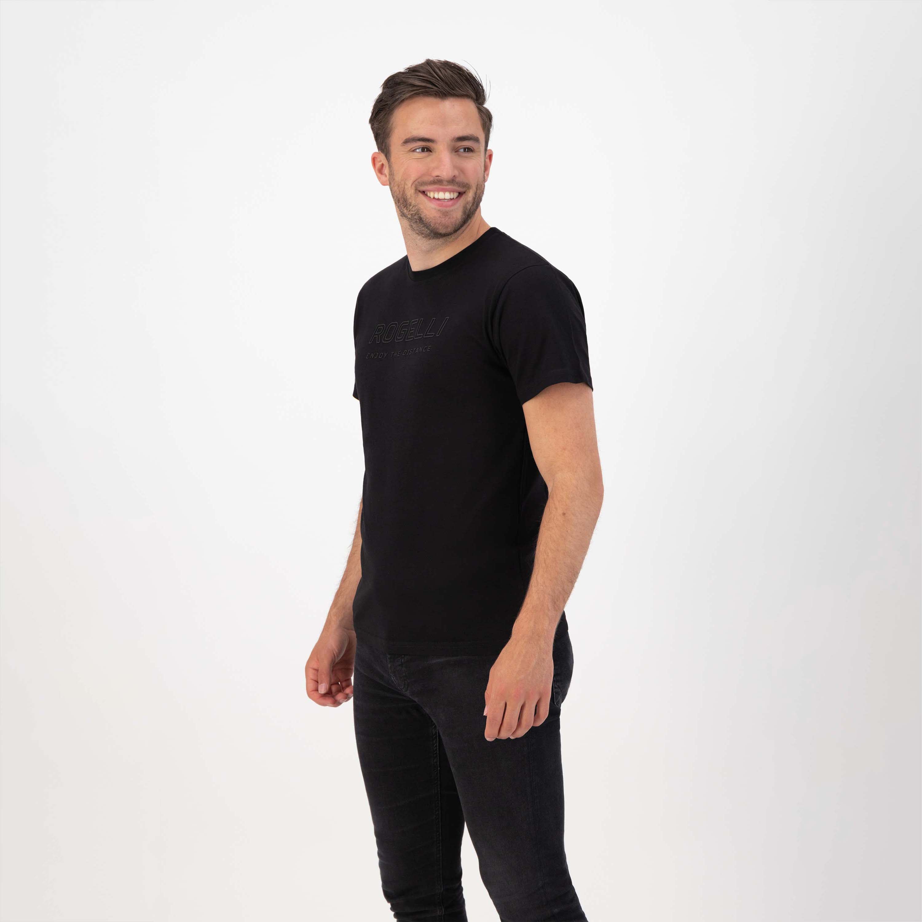 Core Laufen Top Langarm 1/2 Zip Men - Schwarz