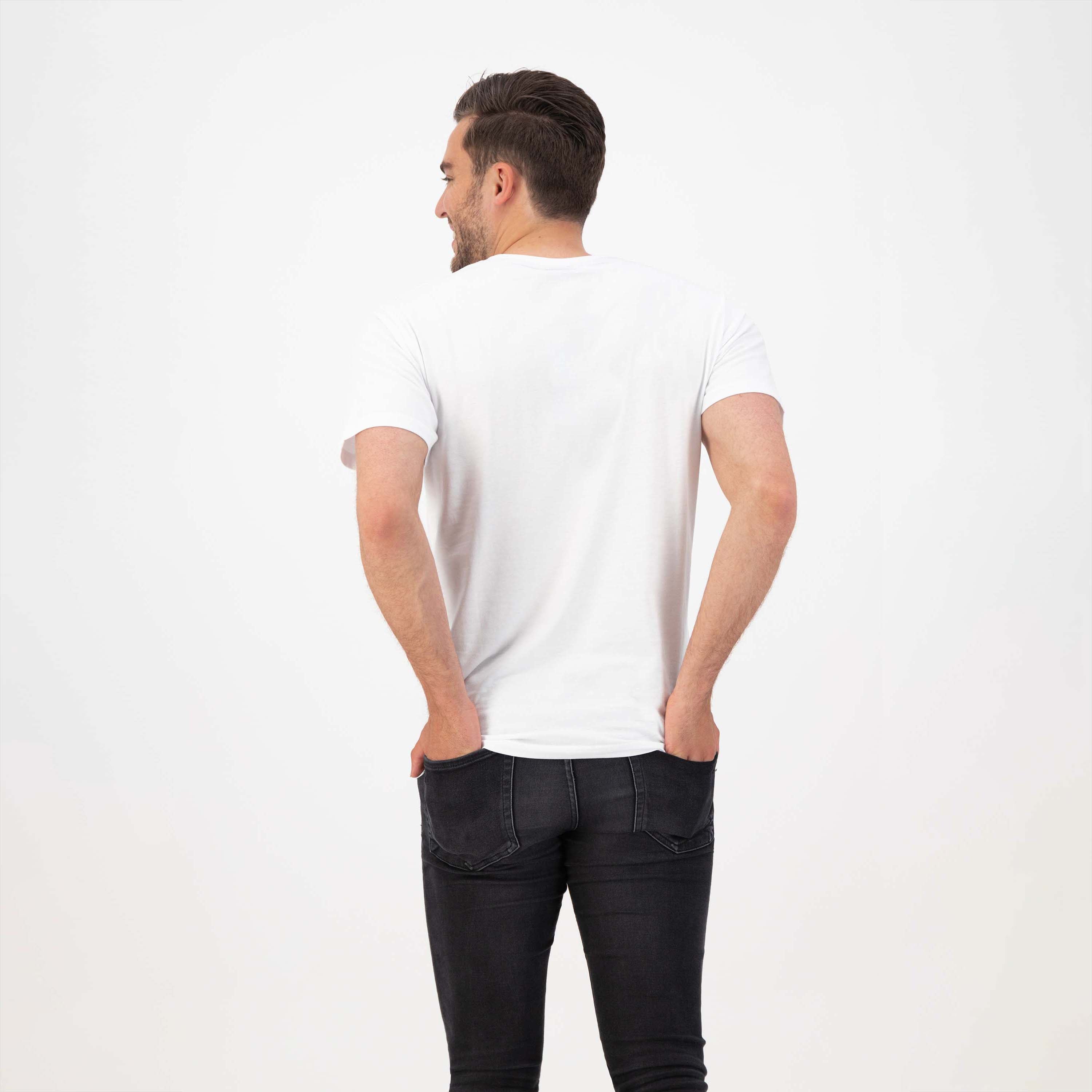 Genießen Sie das Leben grafisch t -Shirt Männer - Weiß