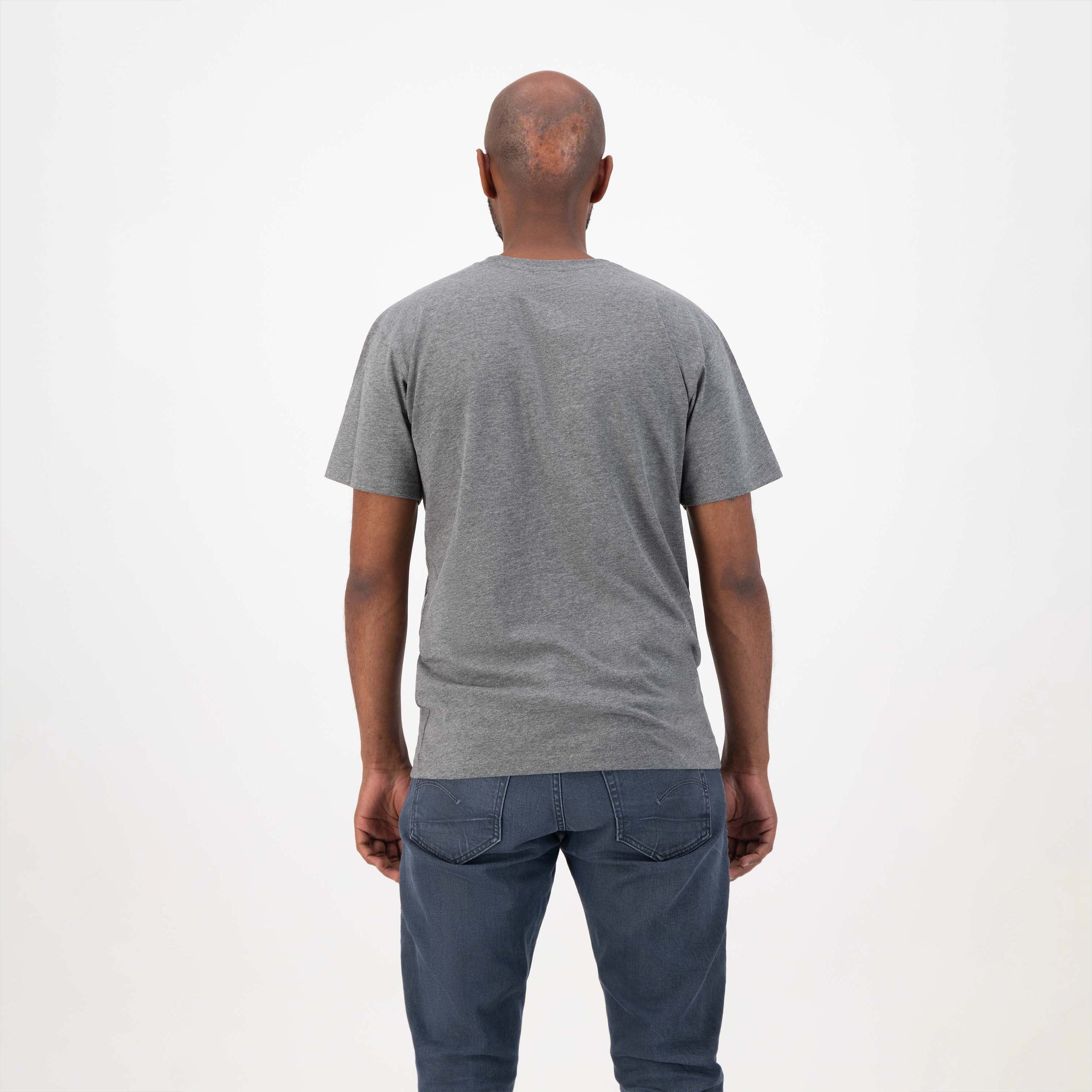 Genießen Sie das Leben Logo t -Shirt Männer - grau