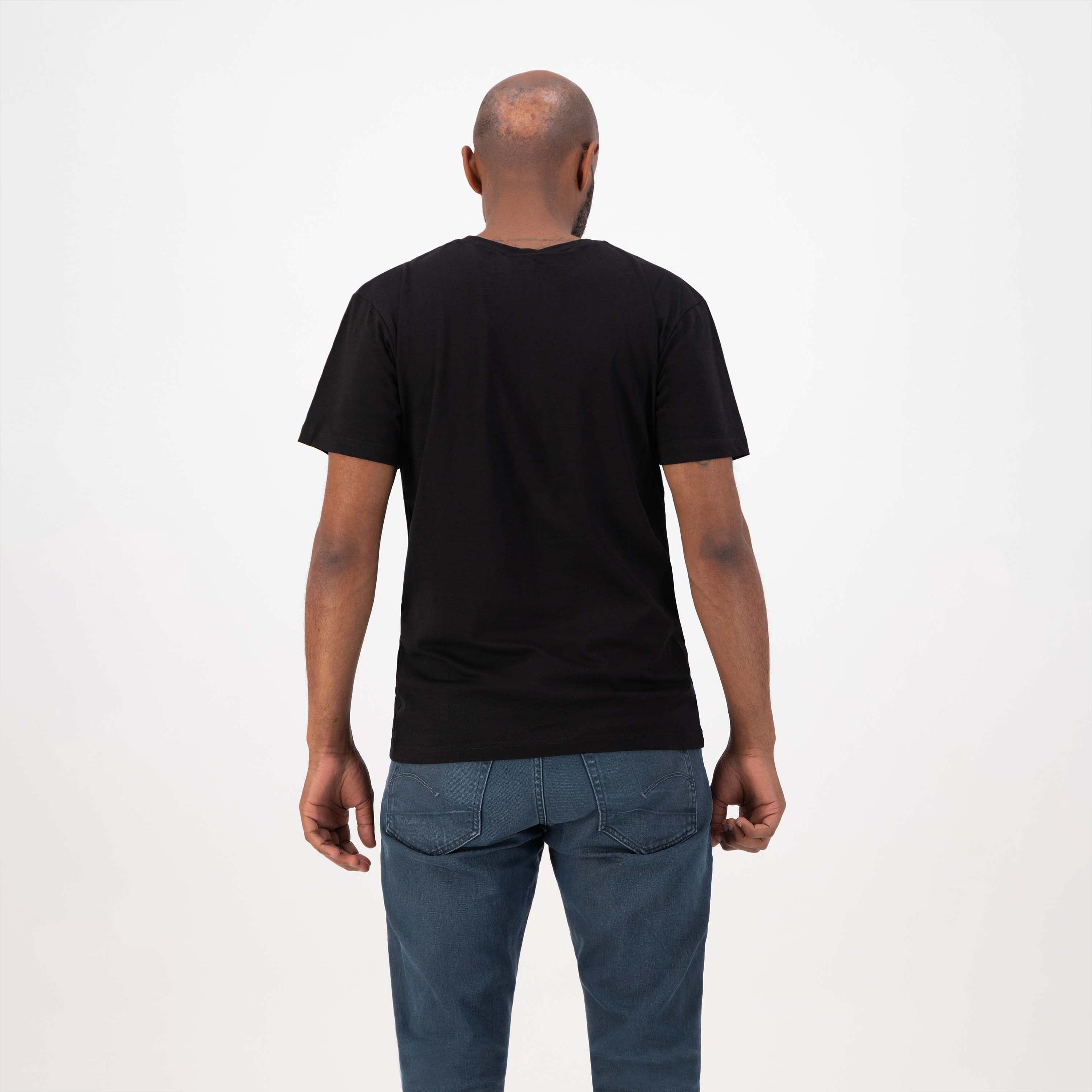 Genießen Sie das Leben grafisch t -Shirt Männer - schwarz
