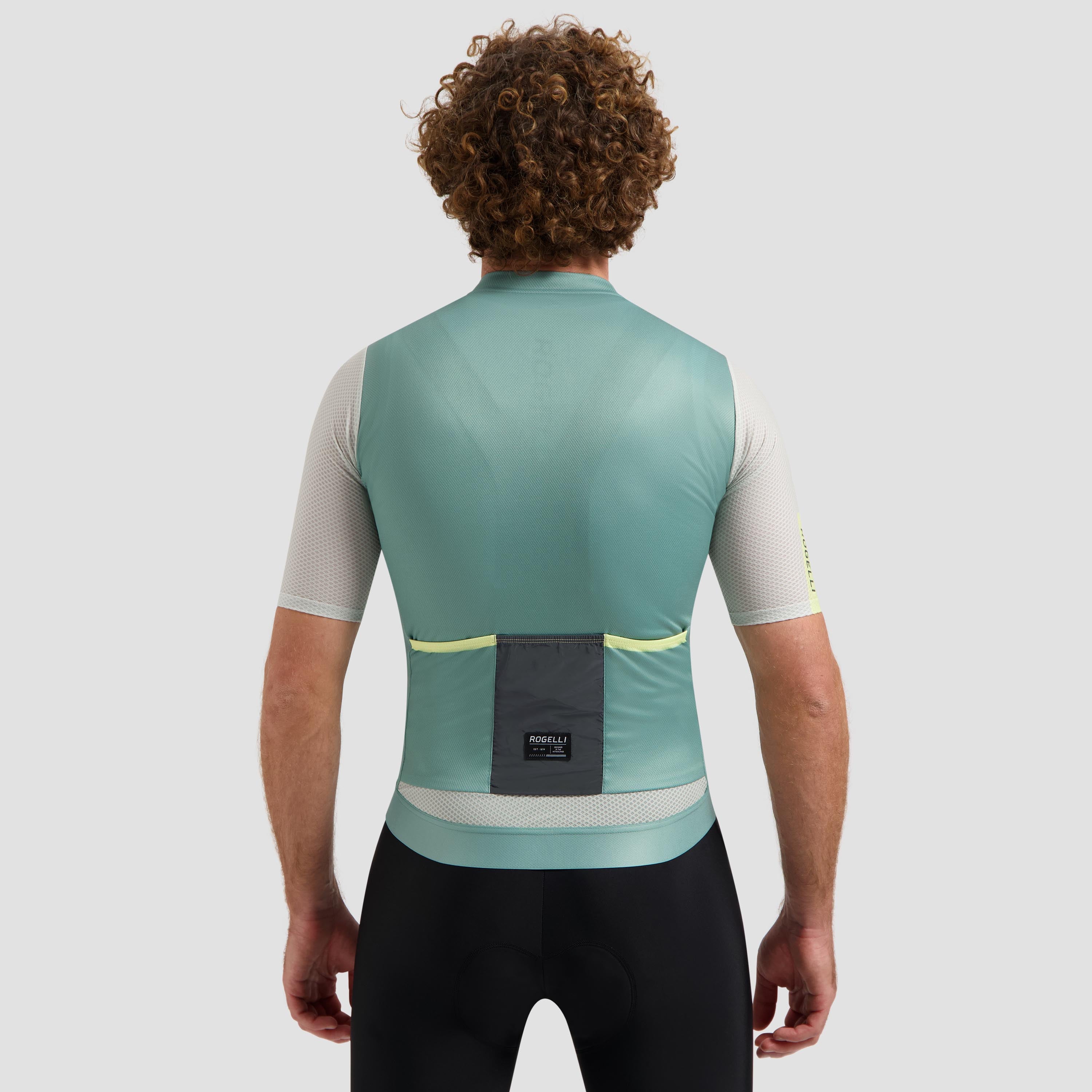 Schnelles Fahrradhemd Männer - Mintgroen/Limette