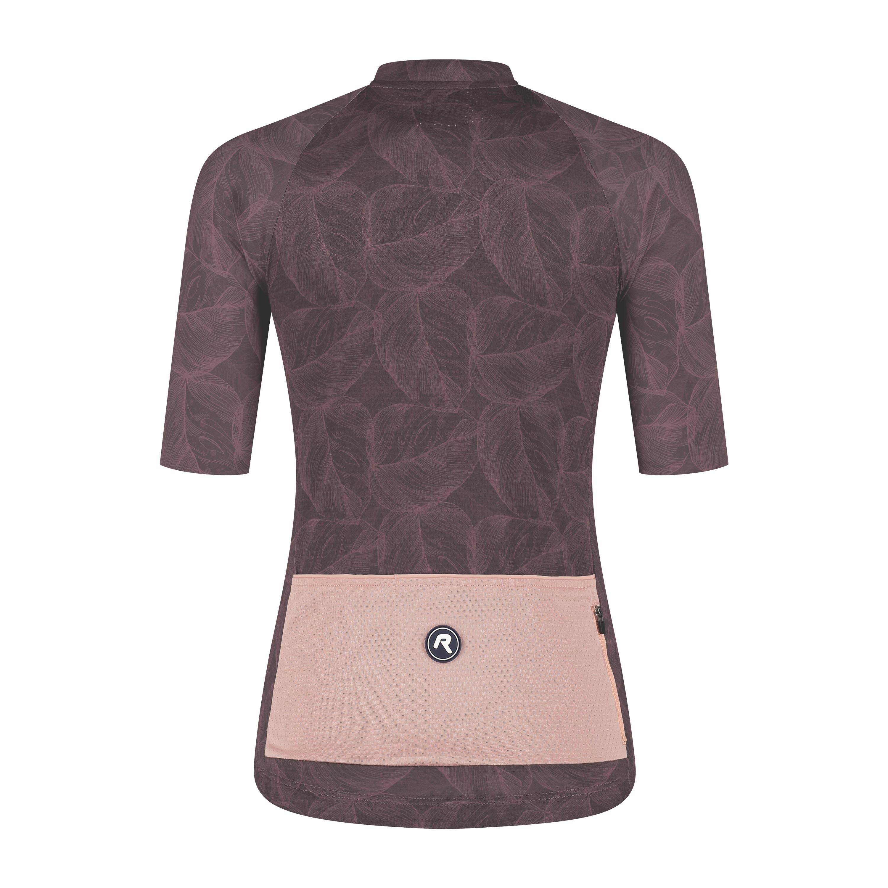 Essential Grafik II Fahrradhemd Damen - Bordeaux/Koraal