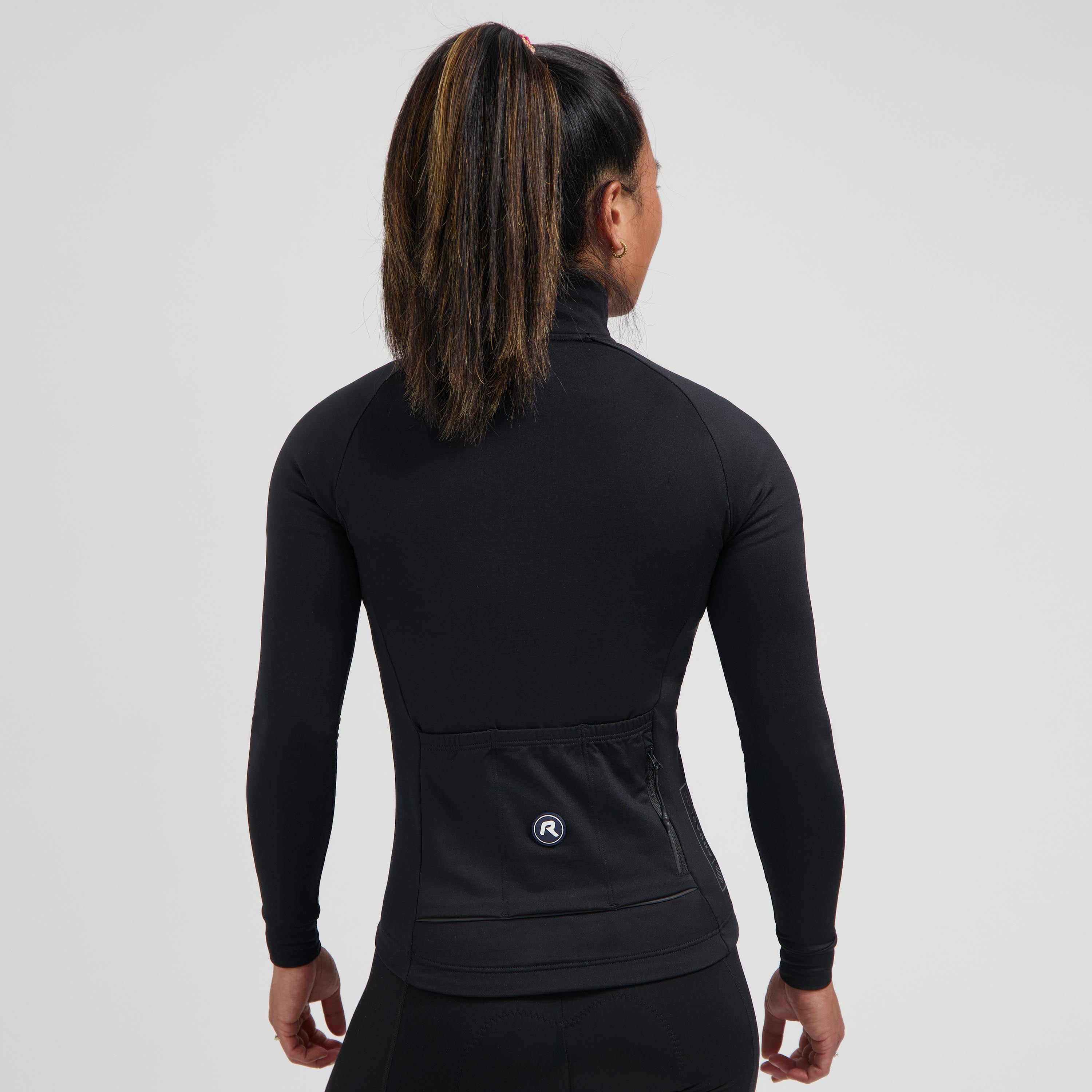 Essential II Fietsshirt Lange Mouw Dames - Zwart