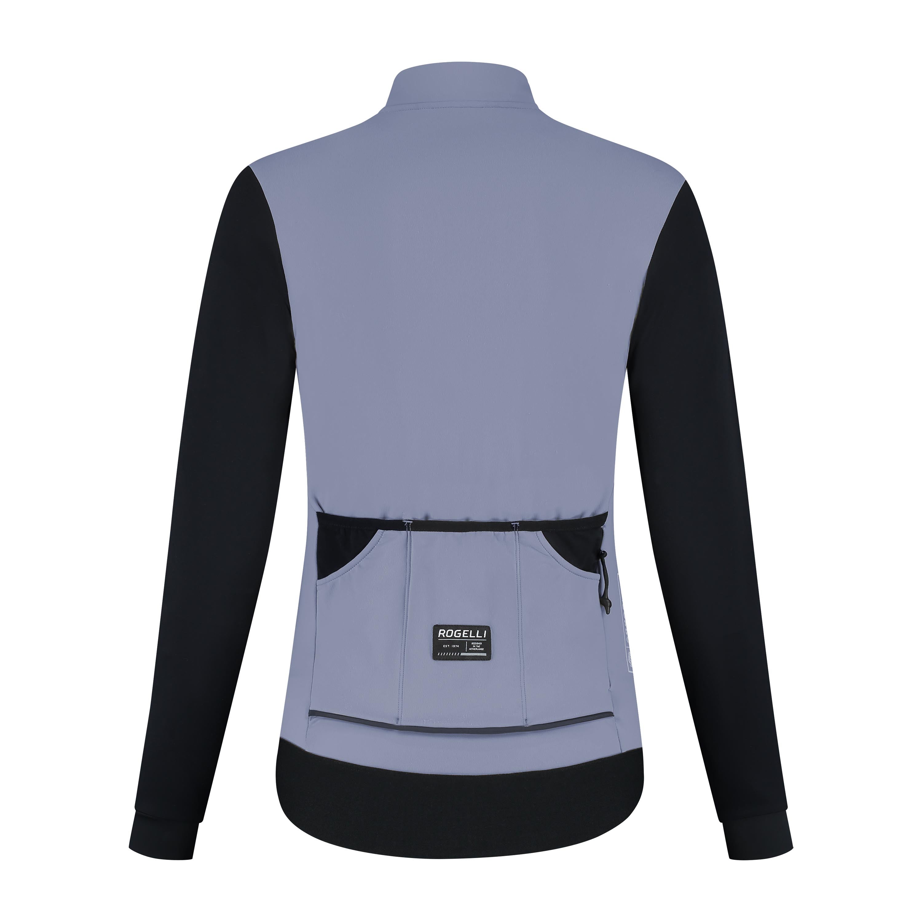 Distance II Fietsshirt Lange Mouw Dames - Lila/Zwart