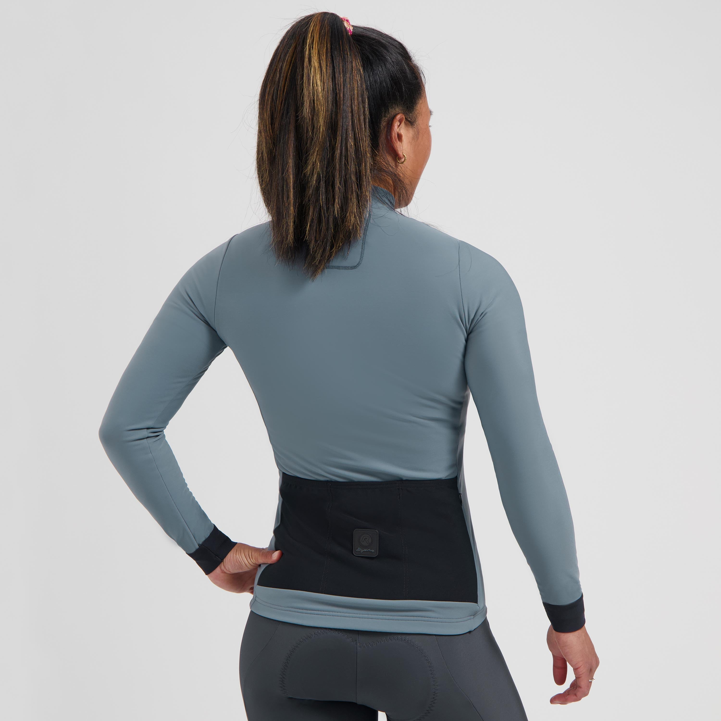 Signature Fahrradhemd Langarm Damen - Ardesia