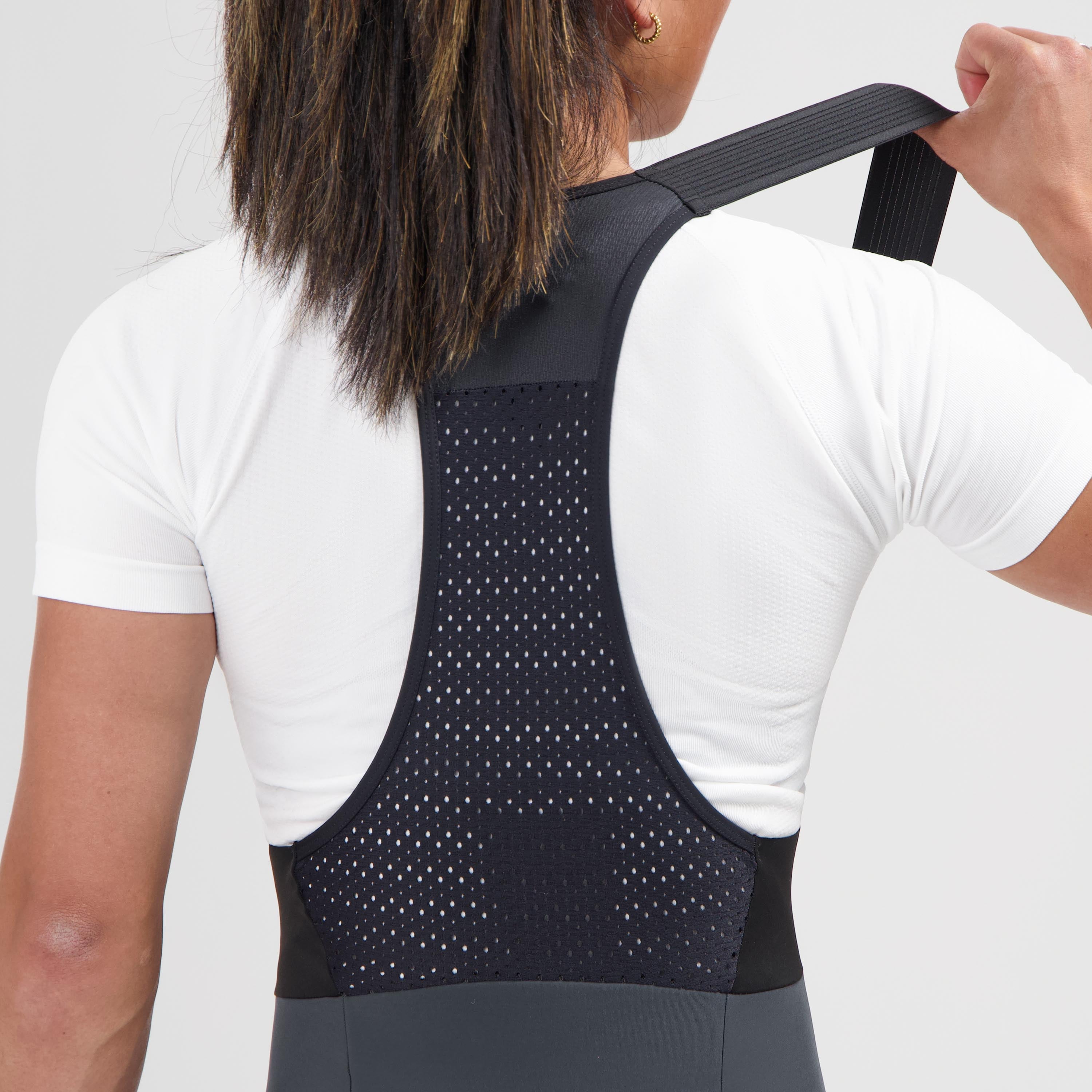 Signature Lang Fahrradhosen Damen - grau