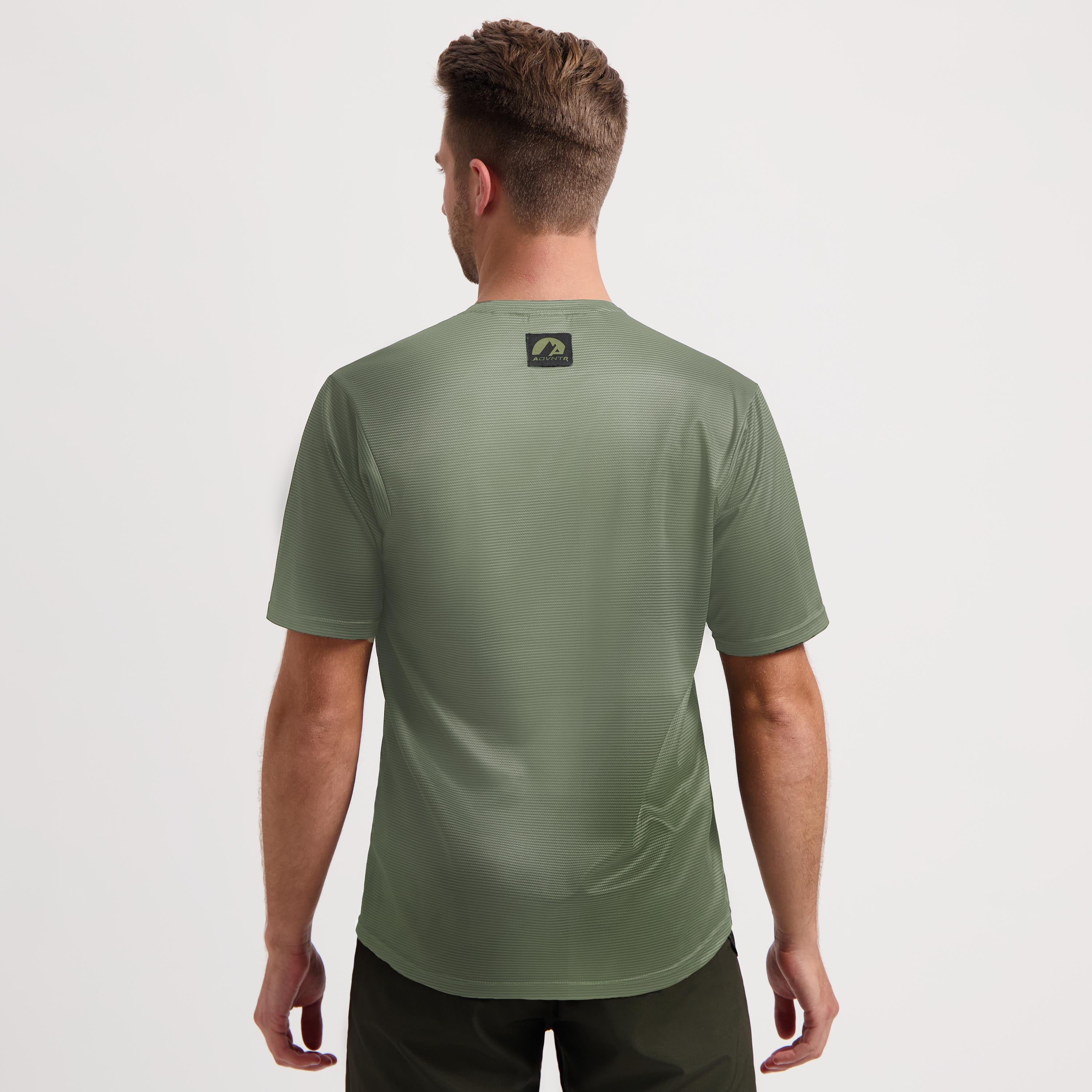 ADVNTR Core MTB Shirt Heren - Saliegroen