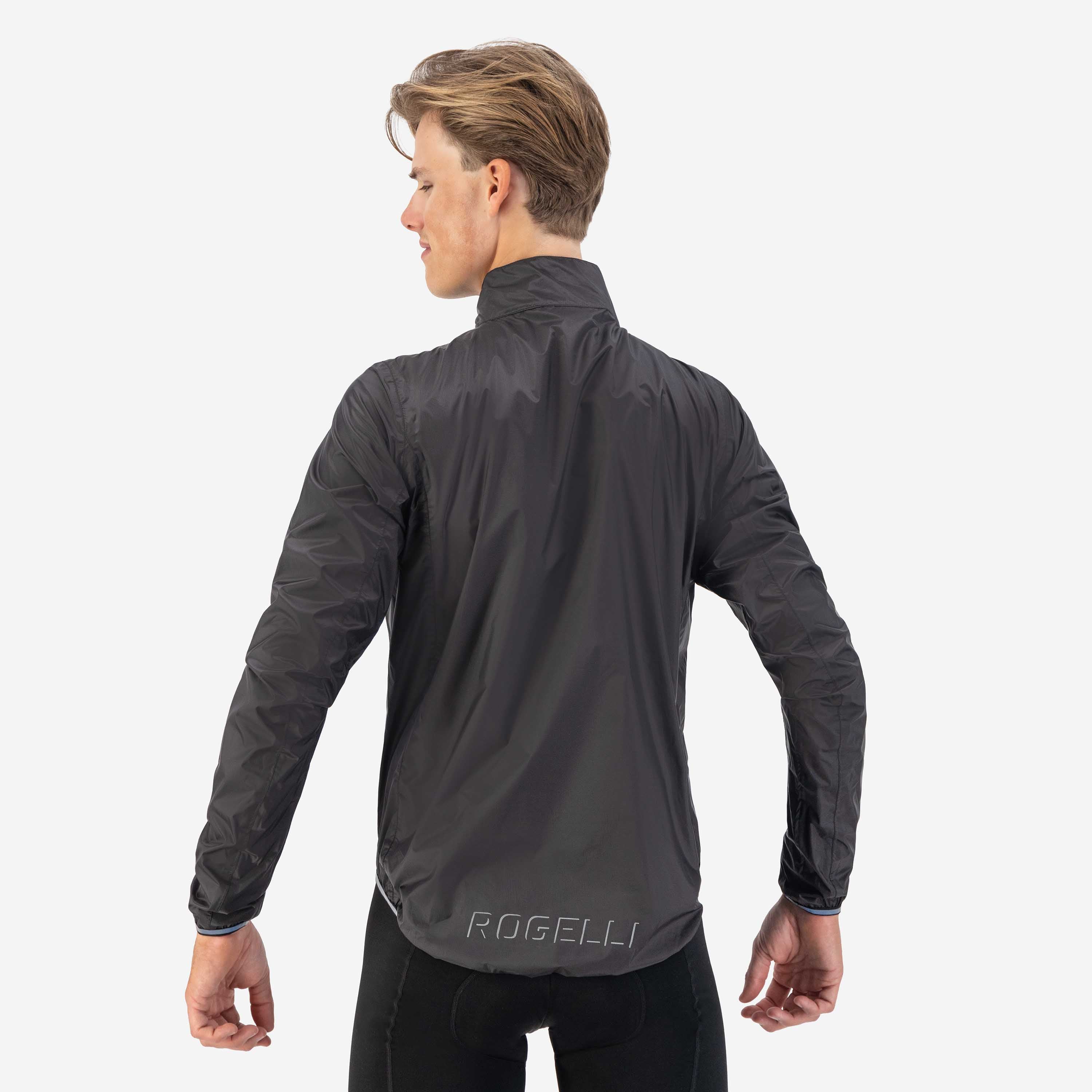 Essential Regenjack Männer - schwarz