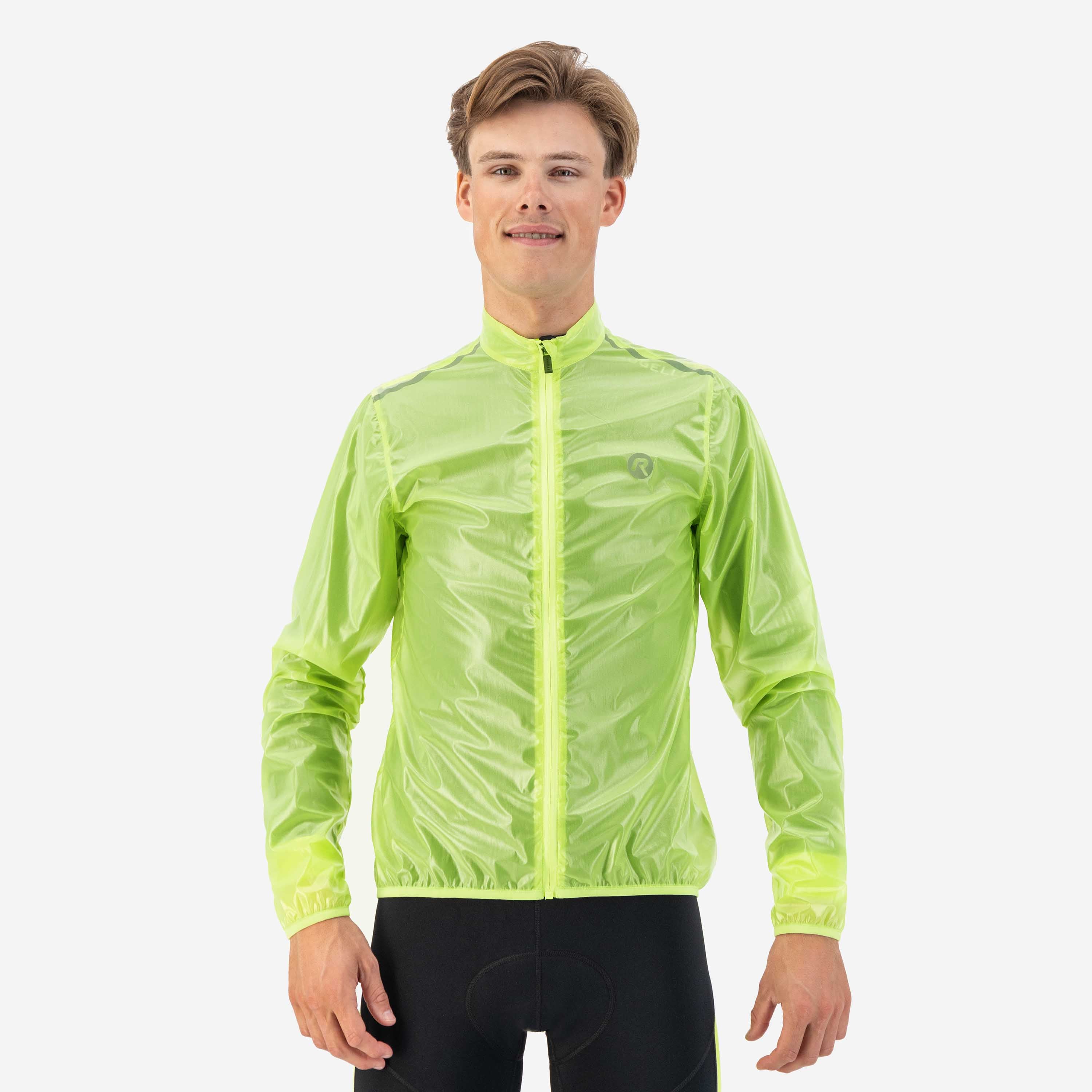 Notregenjacke Männer - Neon Geel