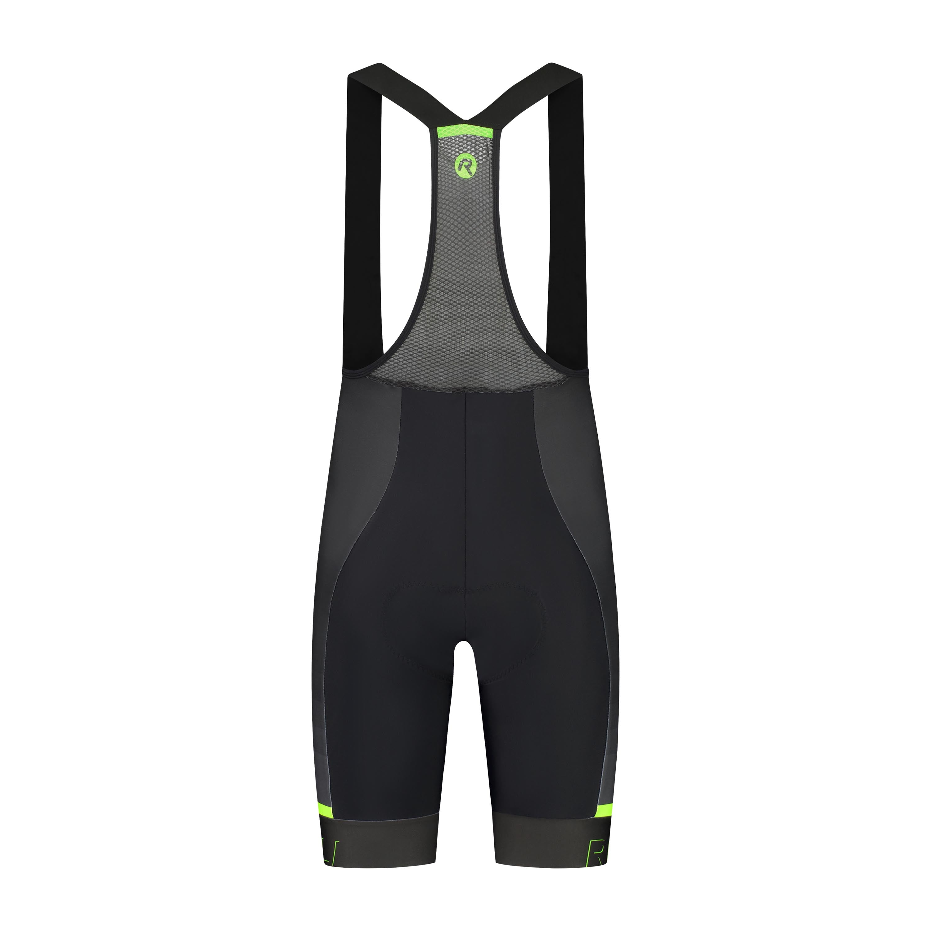 Hero II Fietsbroek Heren - Zwart/Grijs/Neon Geel
