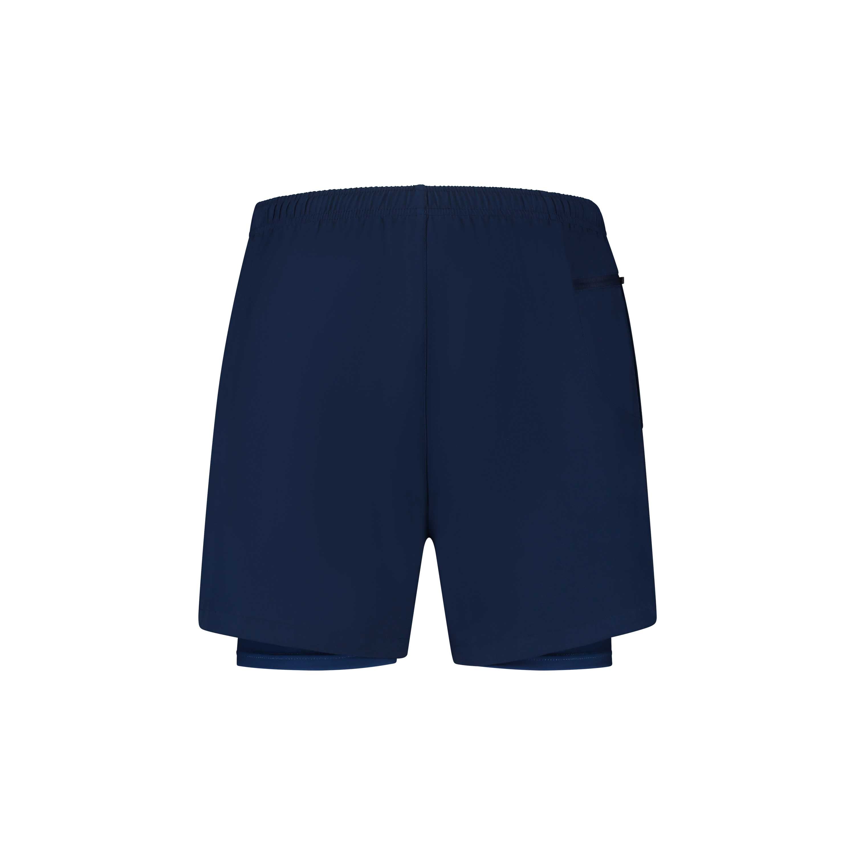 Essential 2-in-1 Hardloopshort Heren - blauw