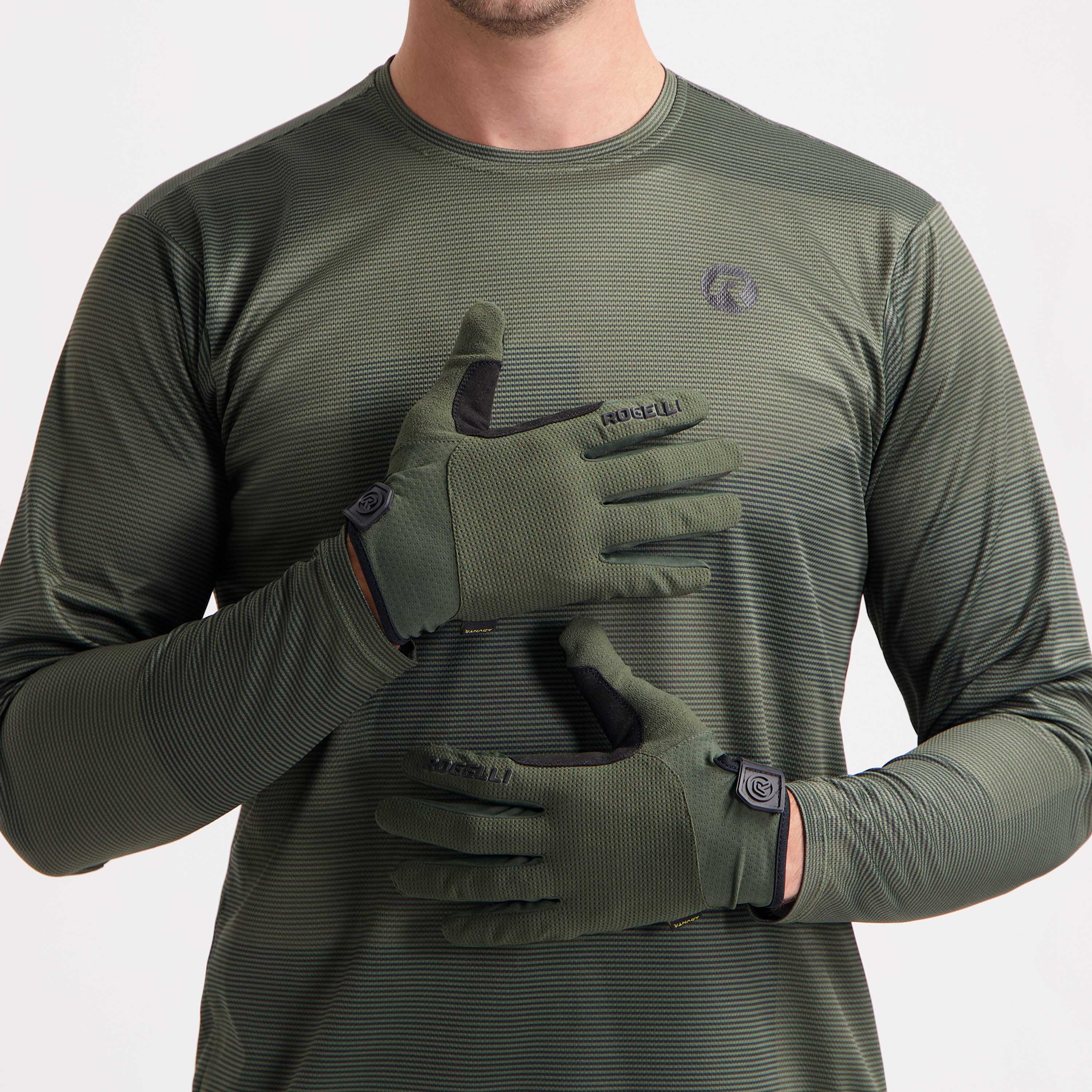 ADVNTR Gel MTB-handschoenen Heren - Legergroen