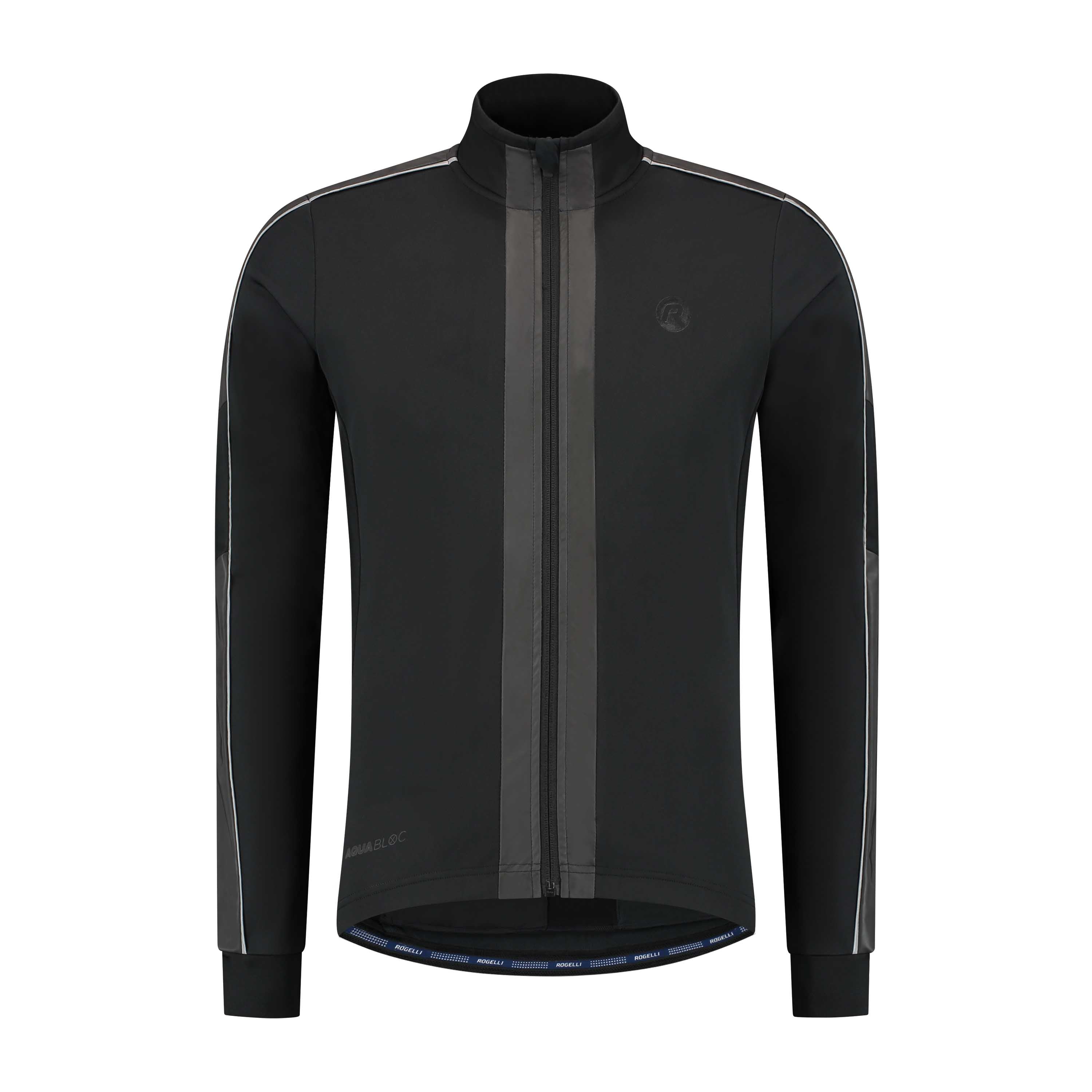 Essential Hi vis winter fietsjack Männer - schwarz