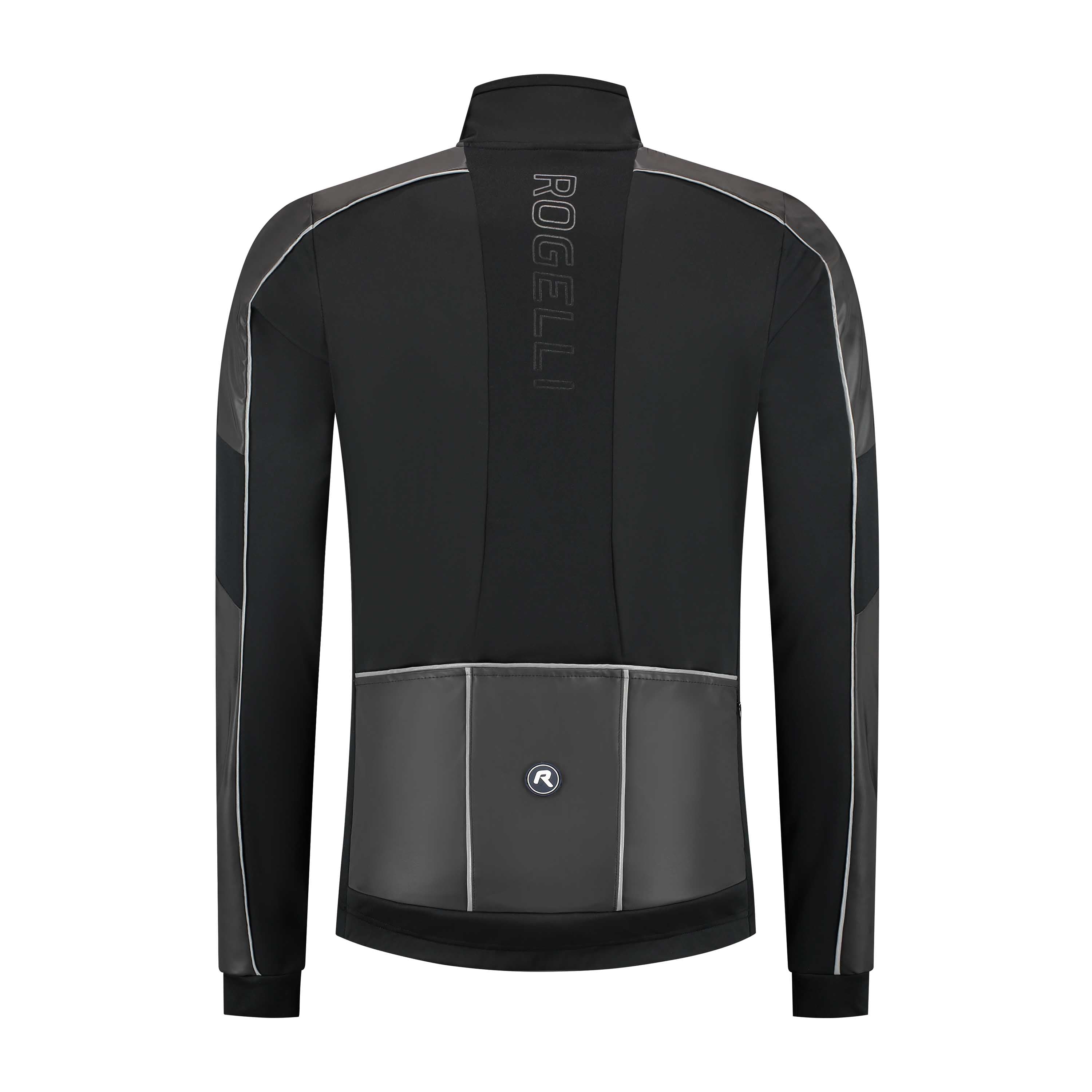 Essential Hi vis winter fietsjack Männer - schwarz