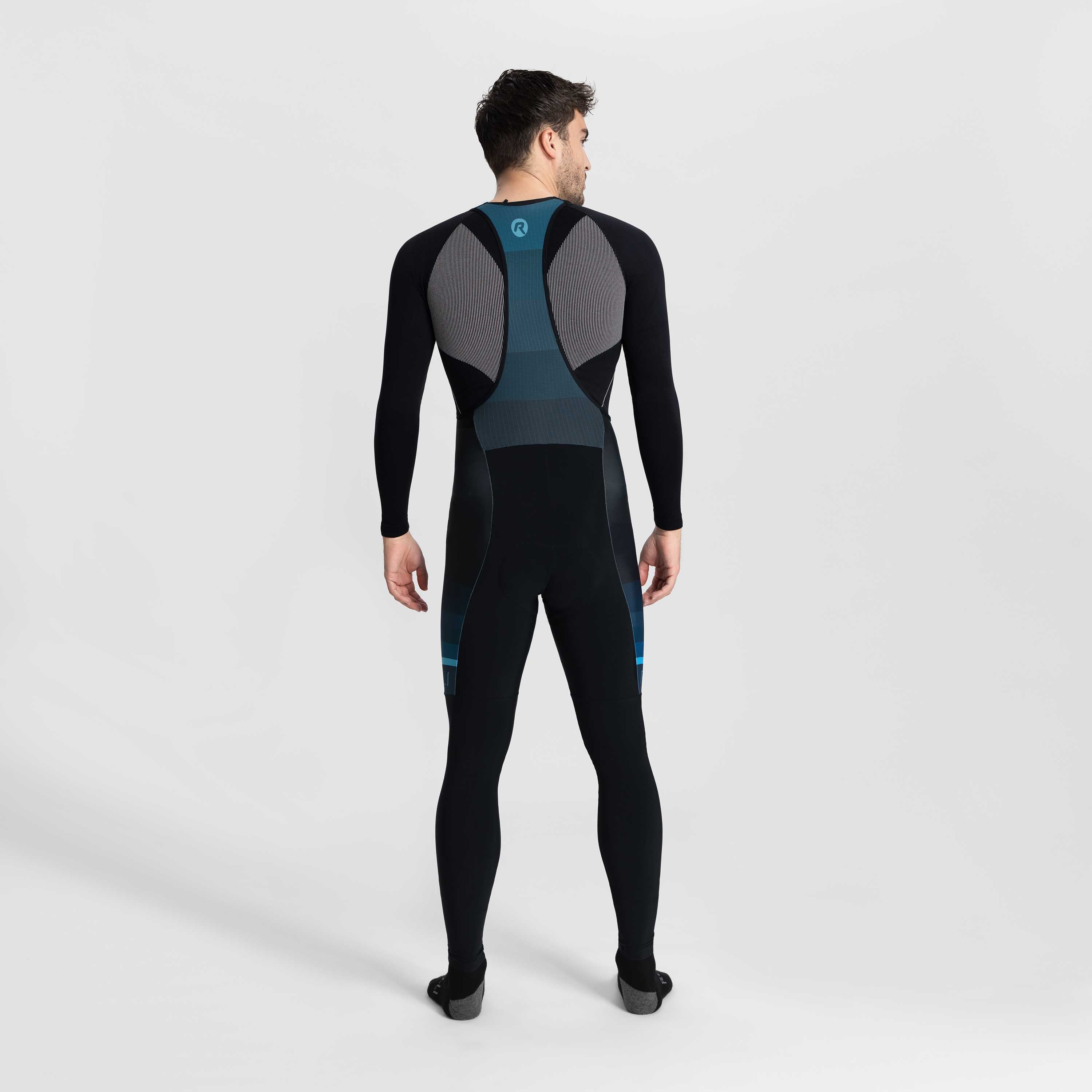 Held II Lange Fahrradhosen Männer - Schwarz/Blau