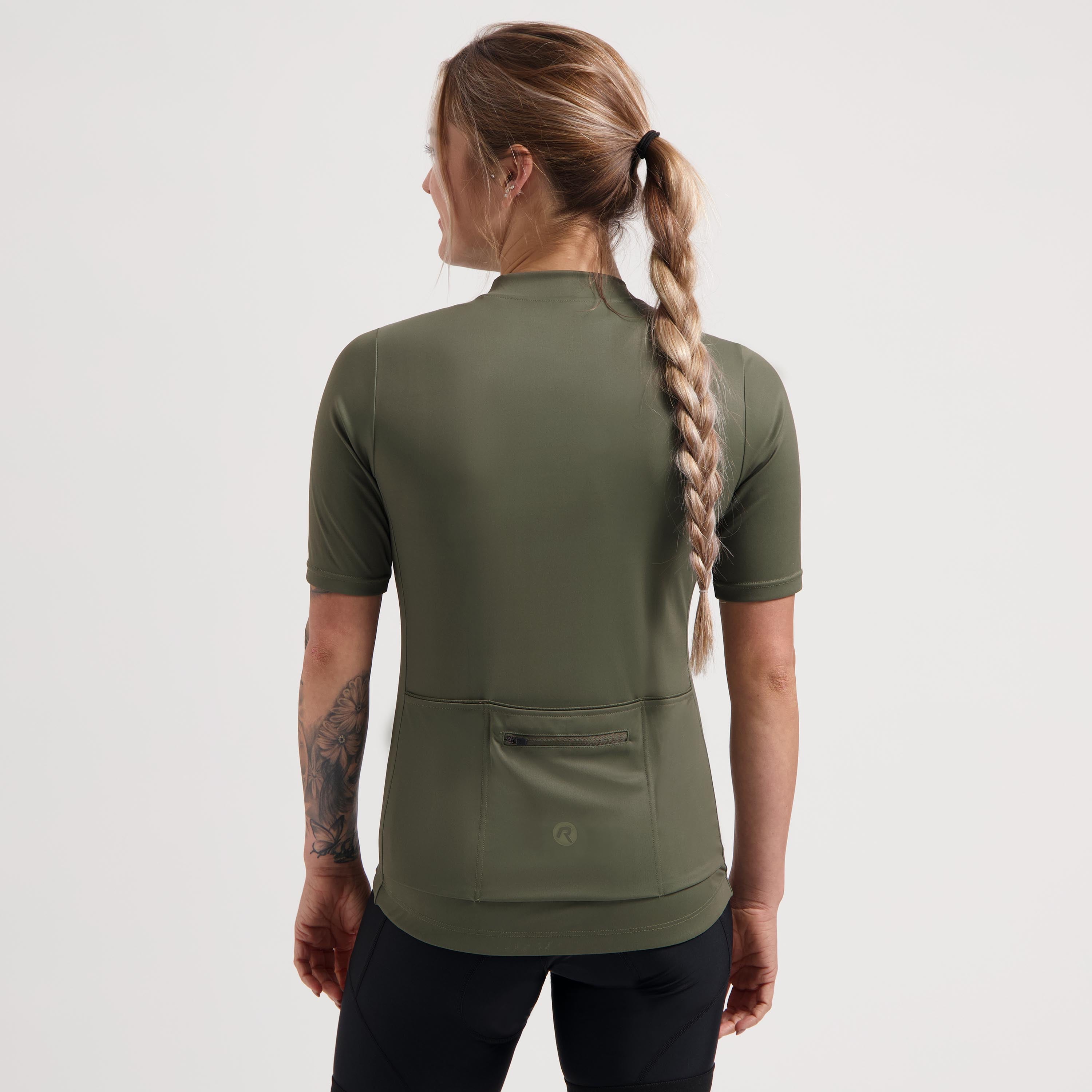 Core Fietsshirt Dames - Legergroen