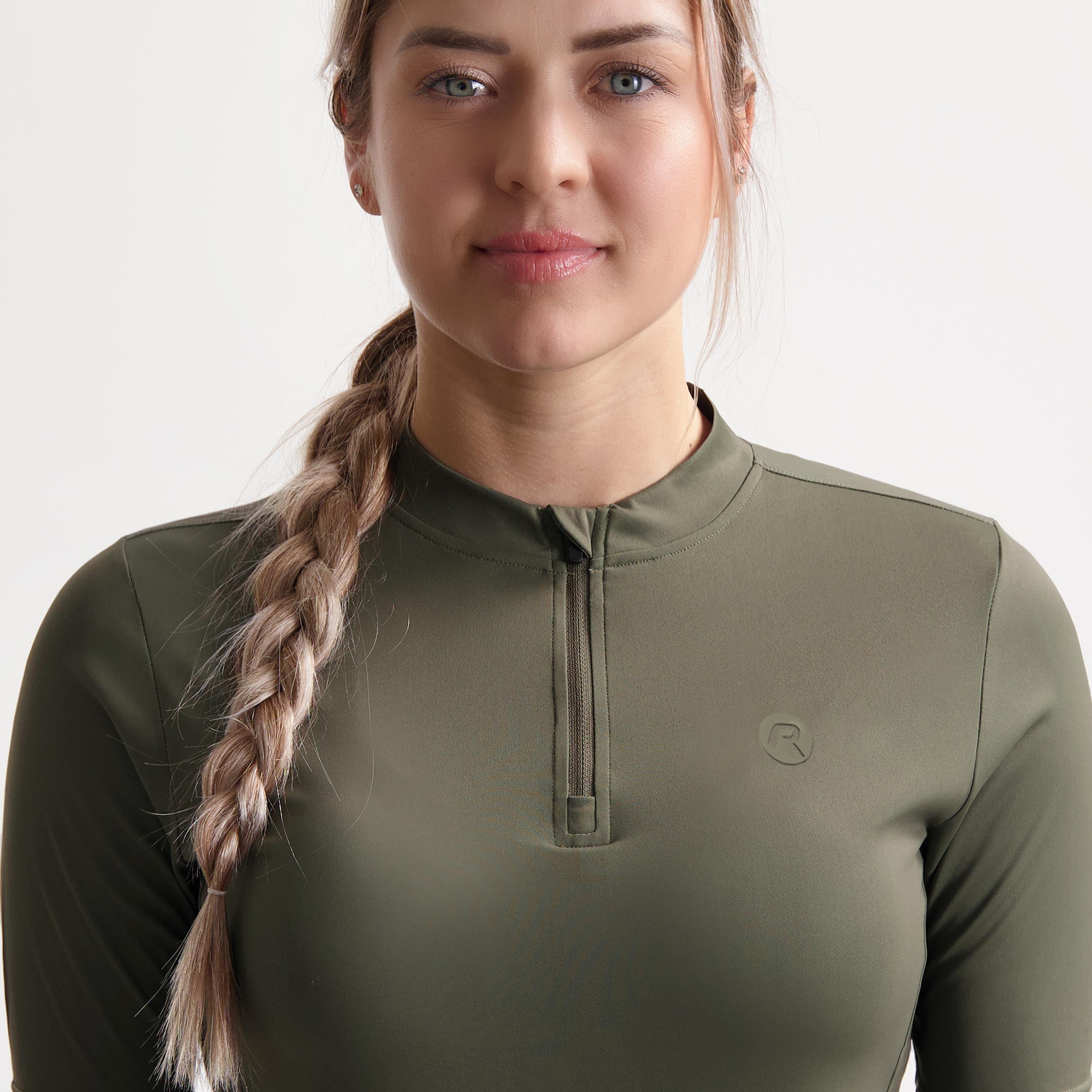Core Fietsshirt Dames - Legergroen