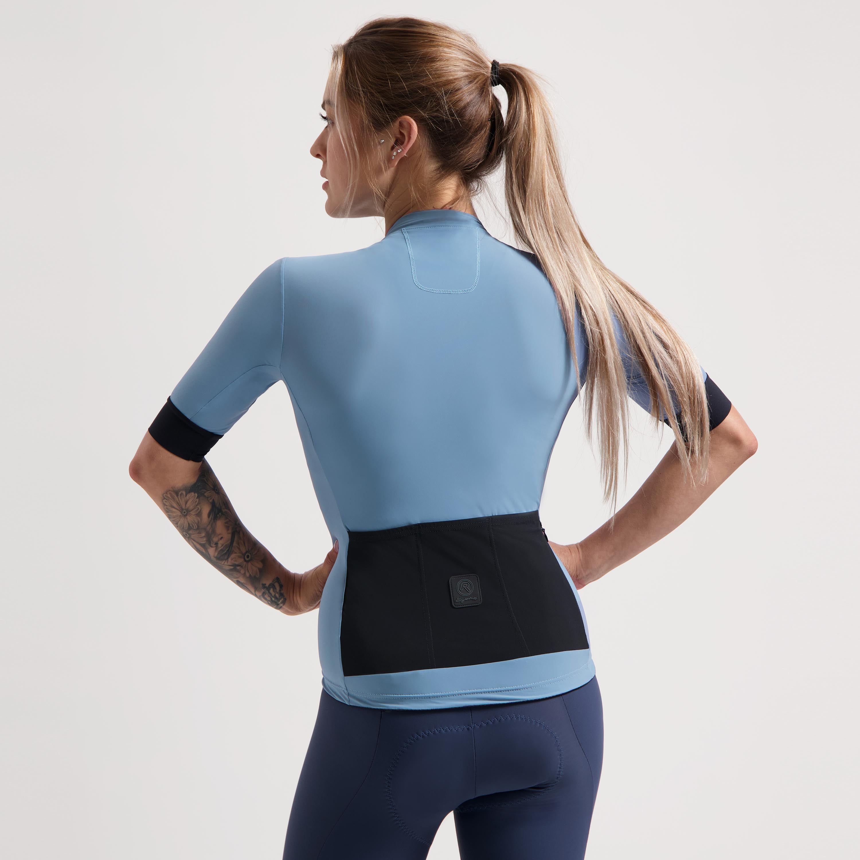 Signature Fietsshirt Dames - Nebulosa Blue