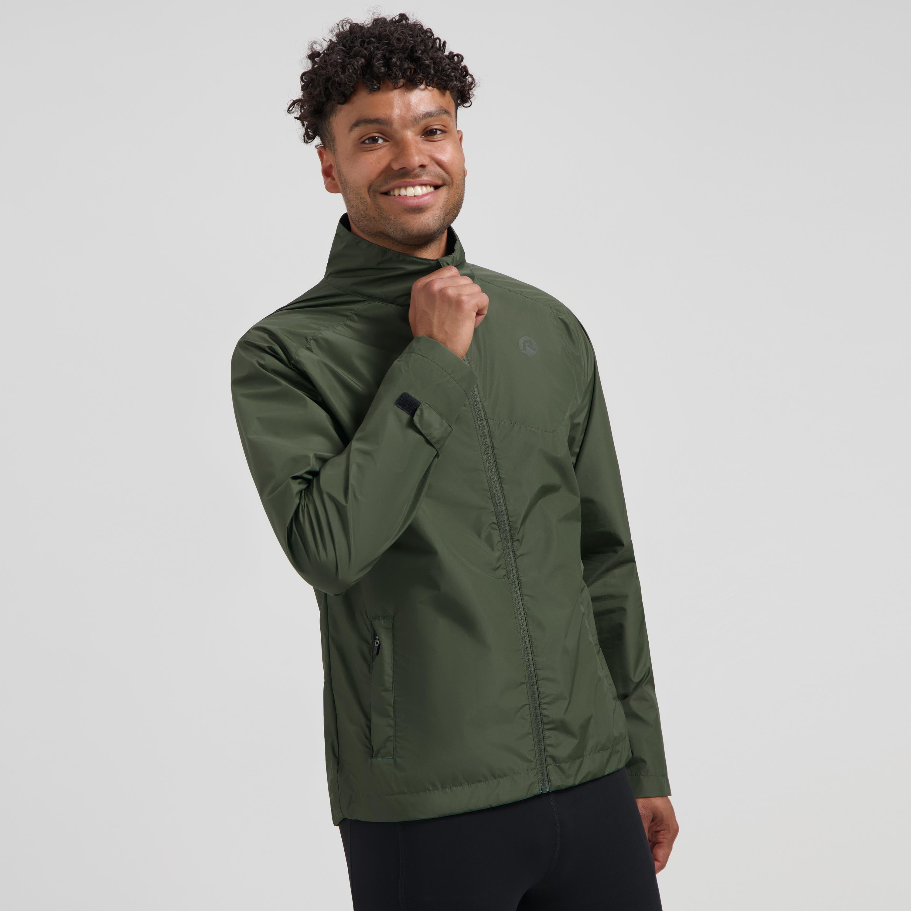 Essential Running Jacke Männer - Armeegrün