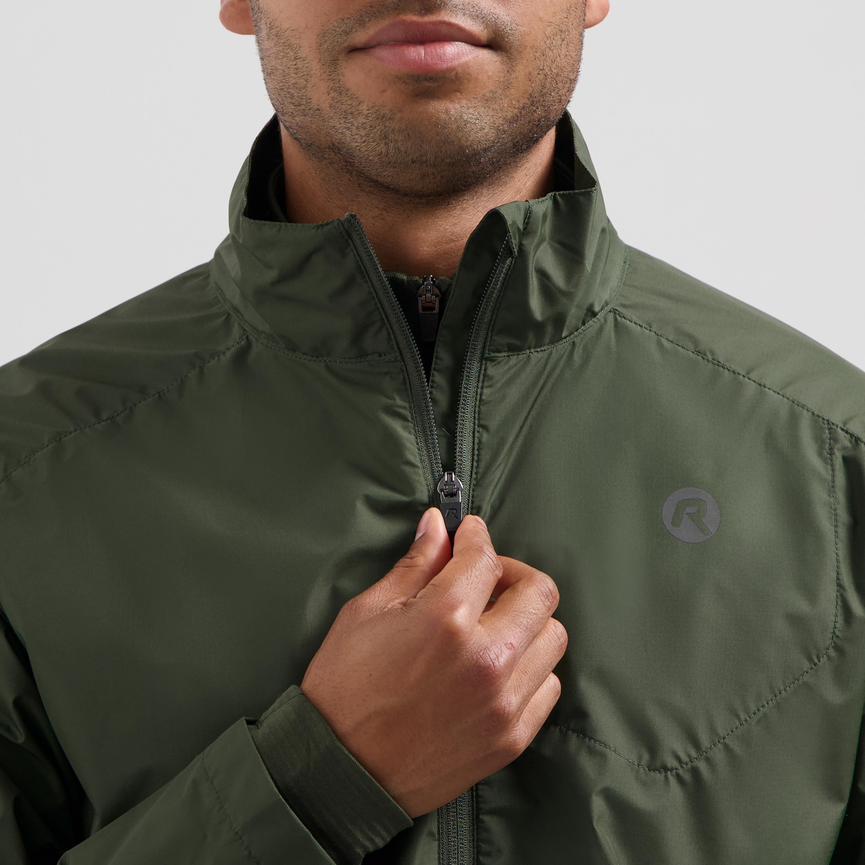 Essential Running Jacke Männer - Armeegrün
