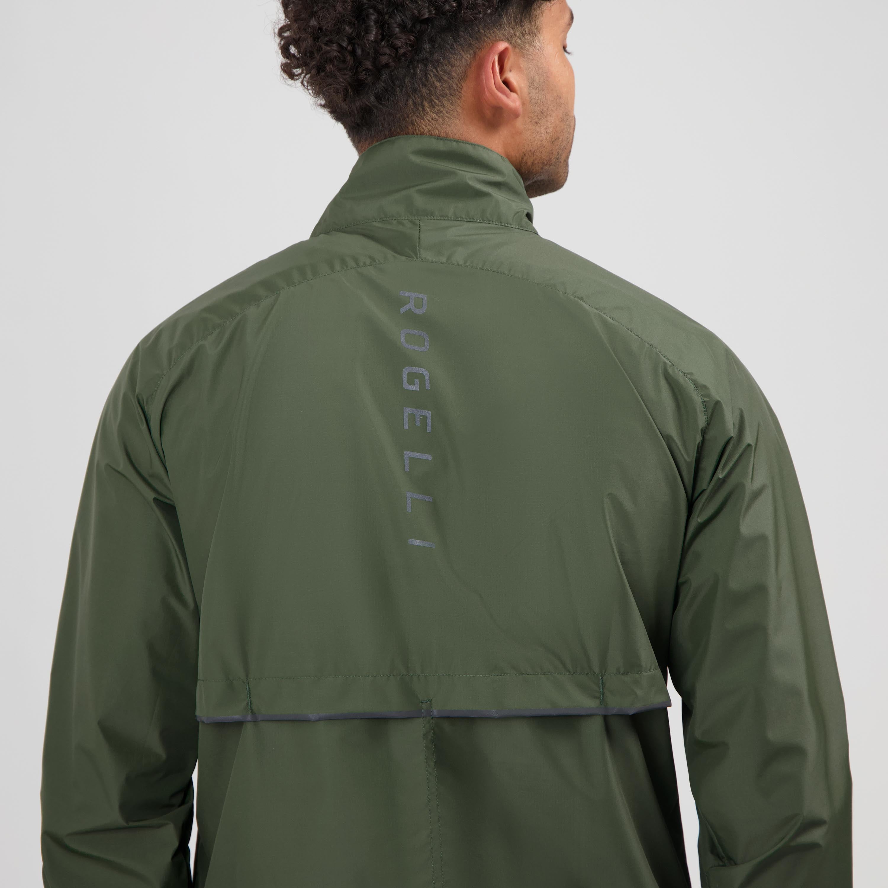Essential Running Jacke Männer - Armeegrün