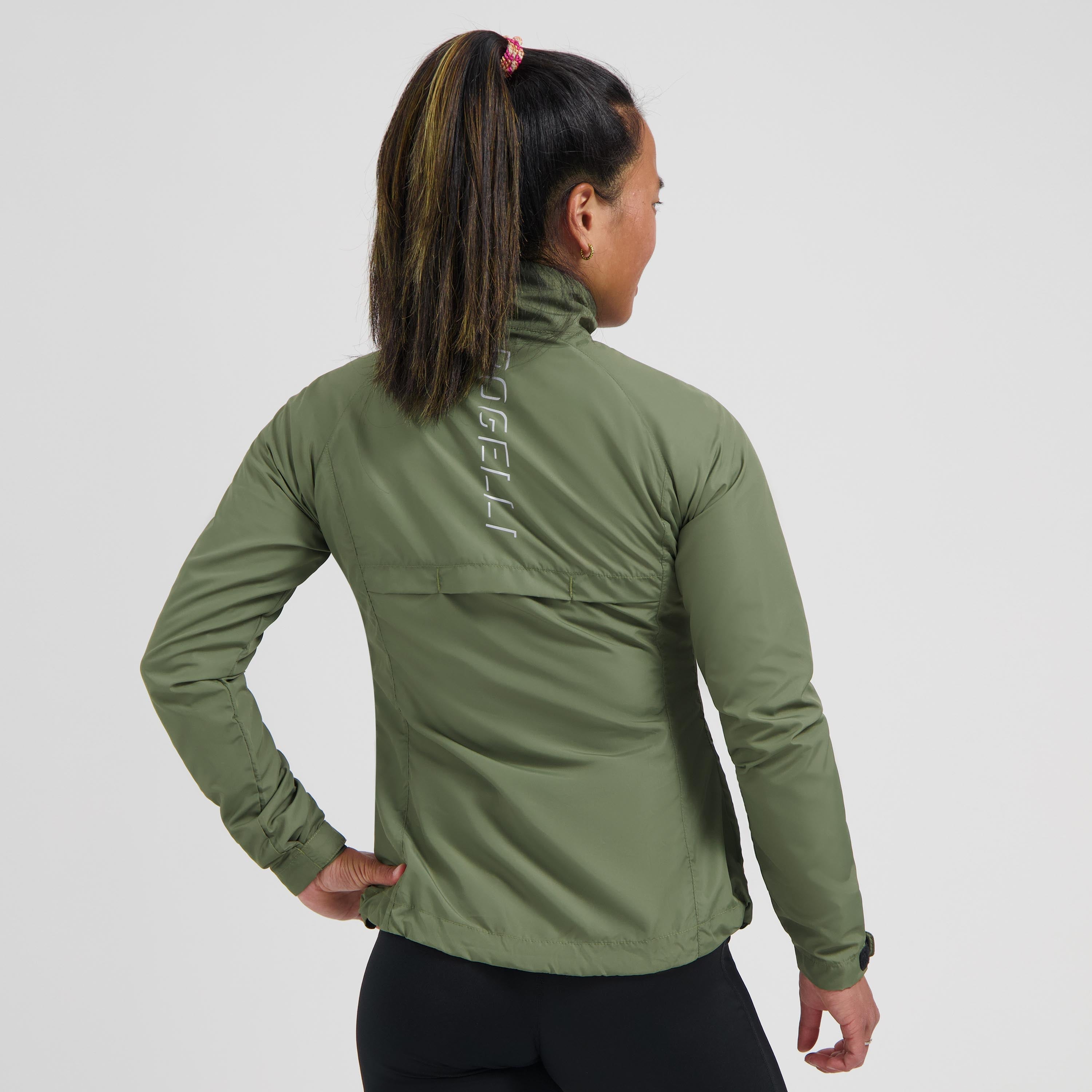 Core Hardloopjack Dames - Legergroen