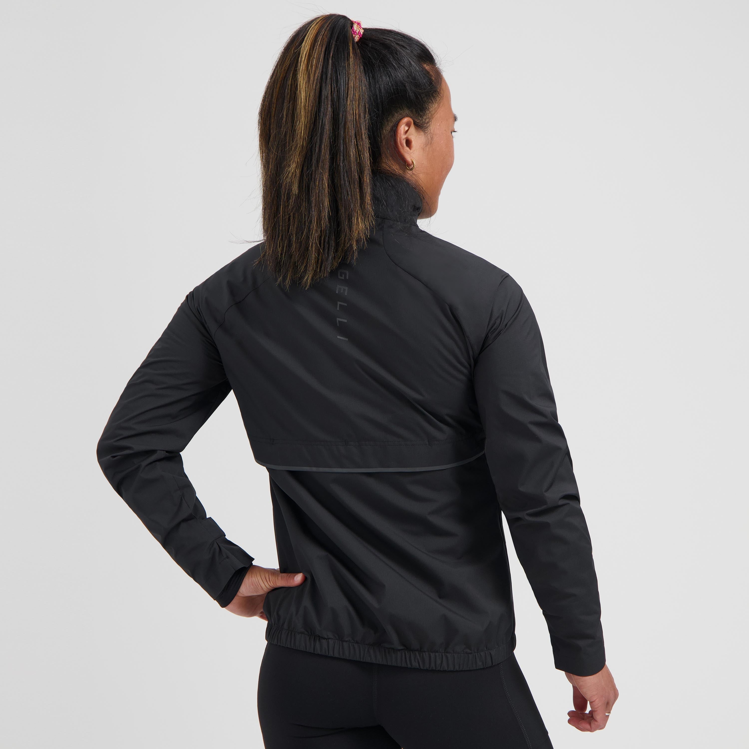 Essential Hardloopjack Dames - Zwart