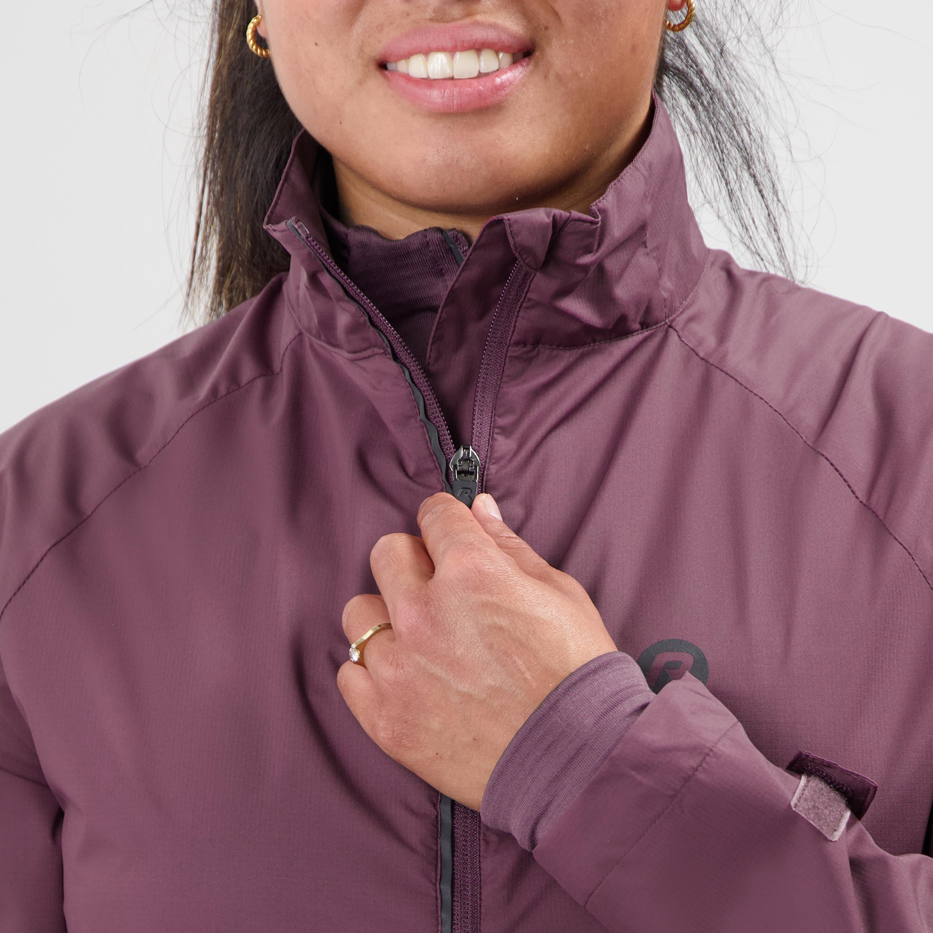 Essential Hardloopjack Dames - Aubergine