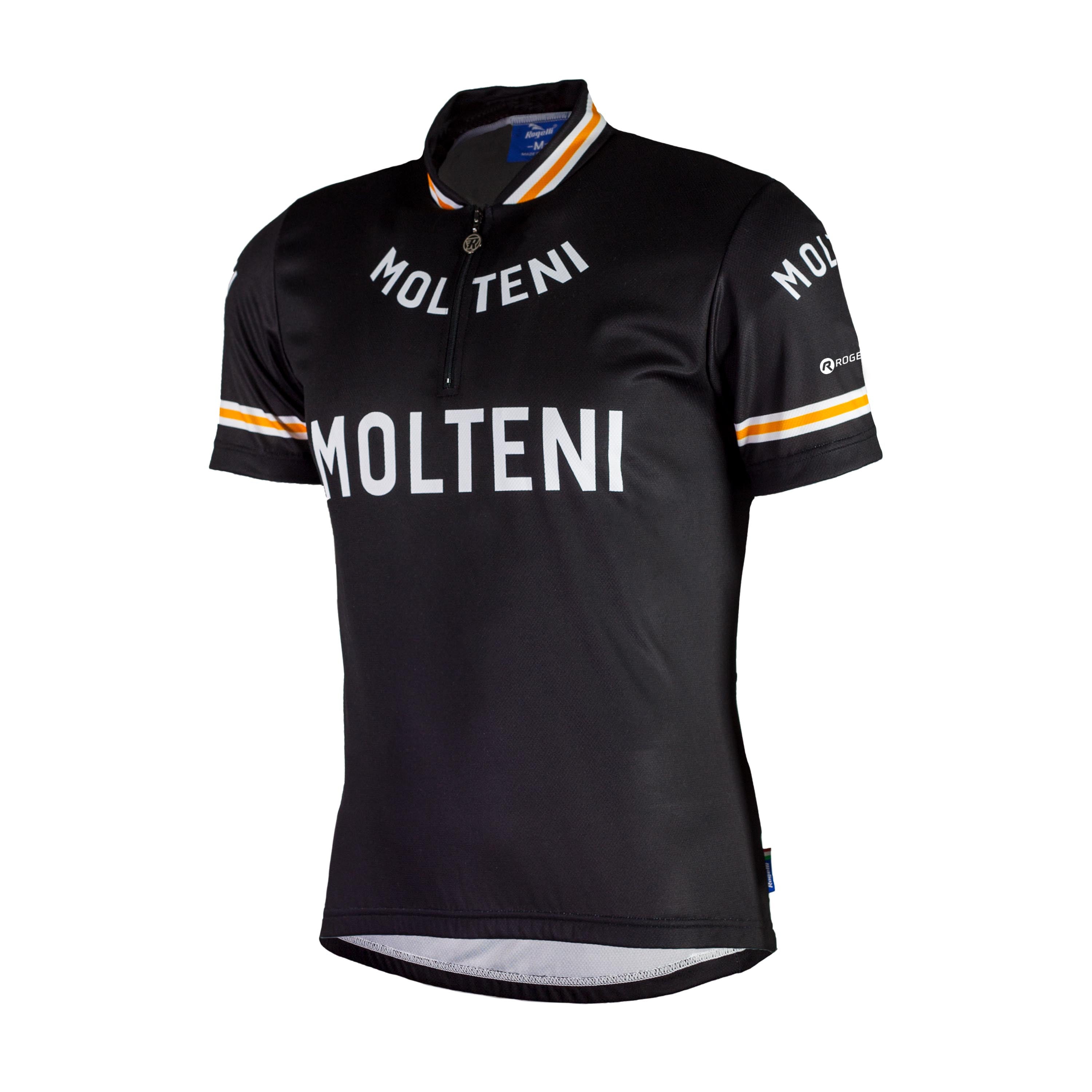 Molteni Fietsshirt Heren - Zwart