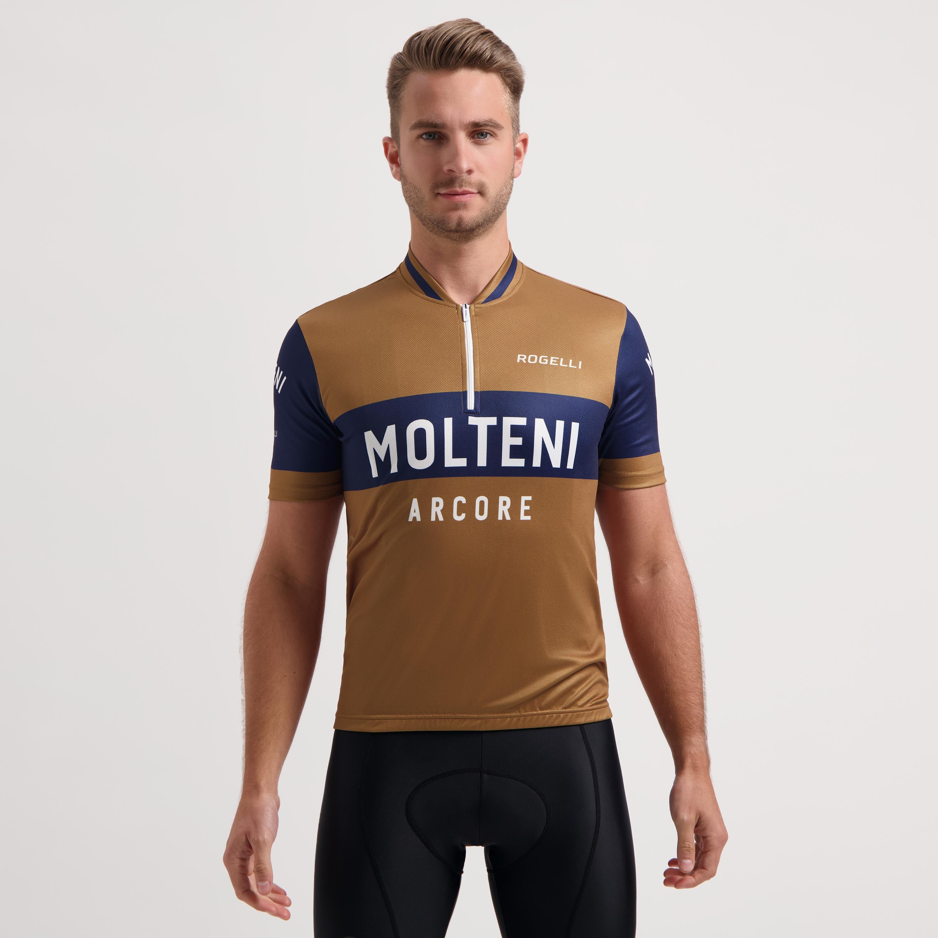 Molteni Fietsshirt Heren - Bruin
