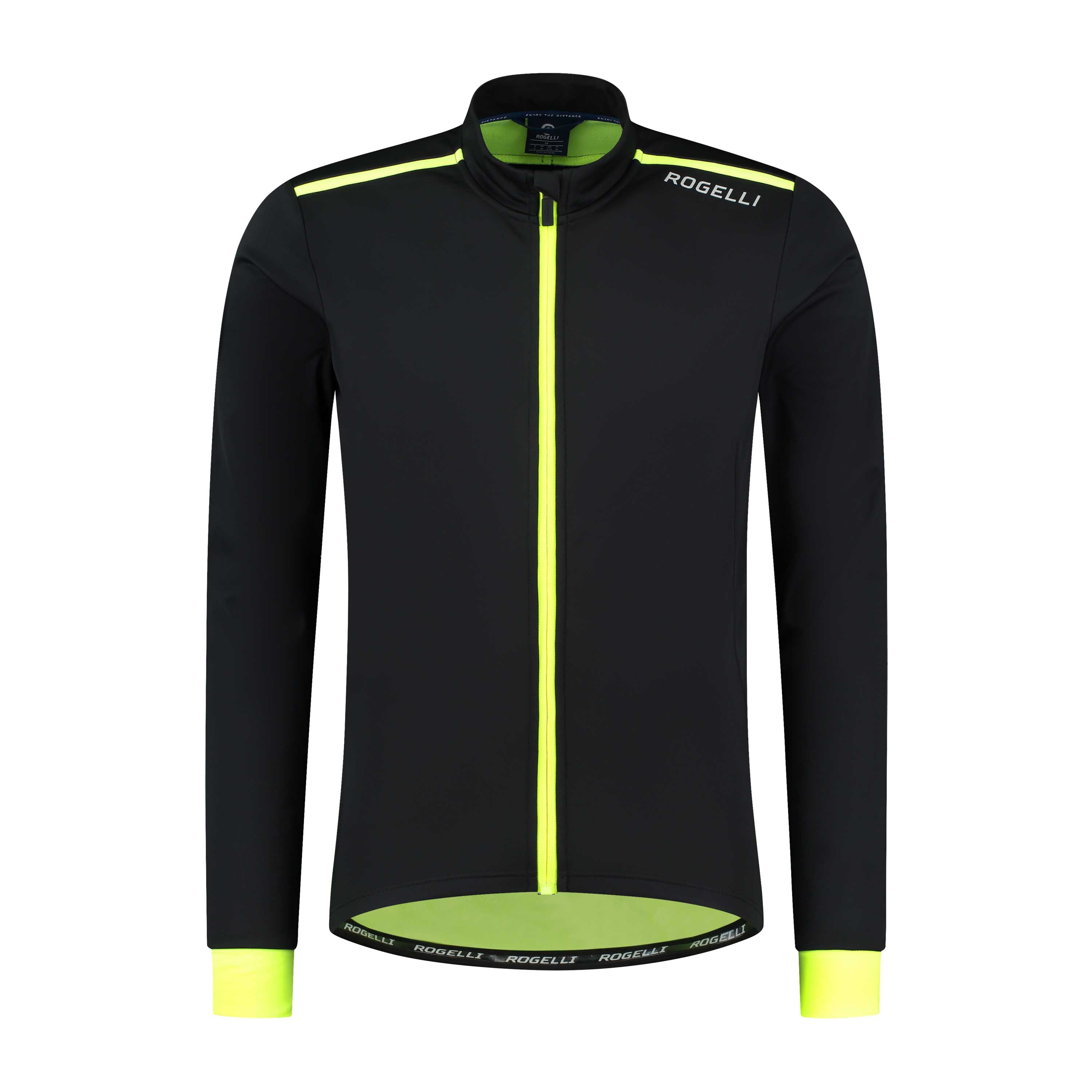 Core Winter Fahrradjacke Männer - Schwarz/Neongelb