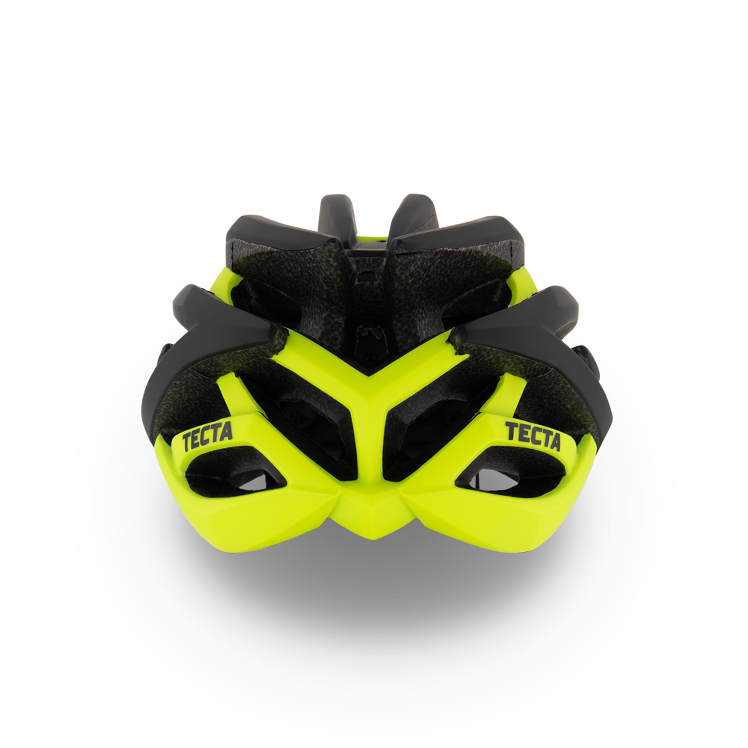 Tecta Fietshelm - Zwart/Neon Geel