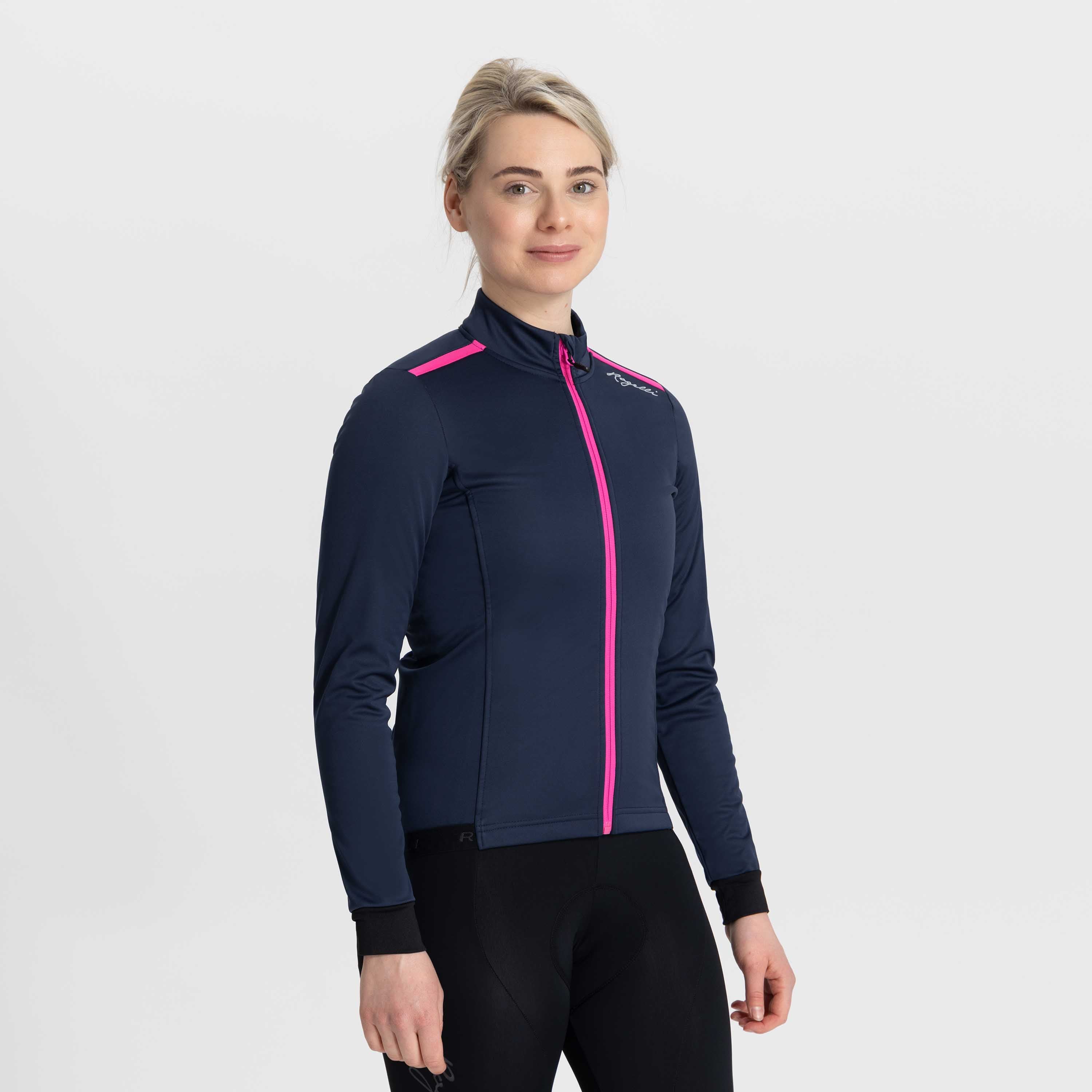 Pesara Winter Fietsjack Dames - Blauw/Roze