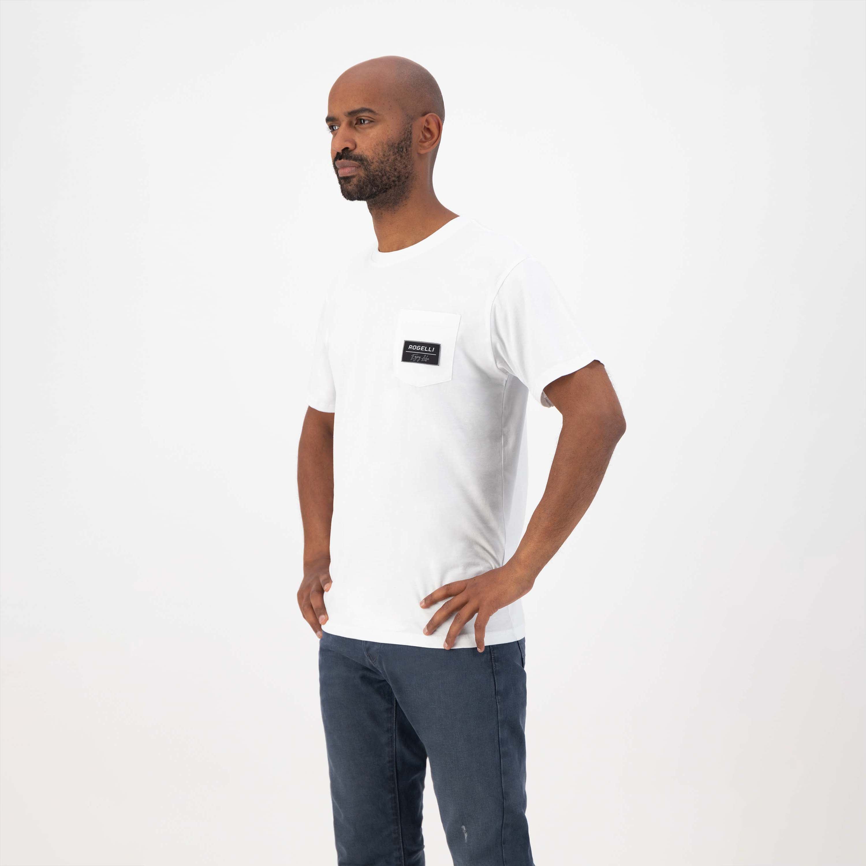 Genießen Sie die Leben Tasche t -Shirt Männer - Weiß