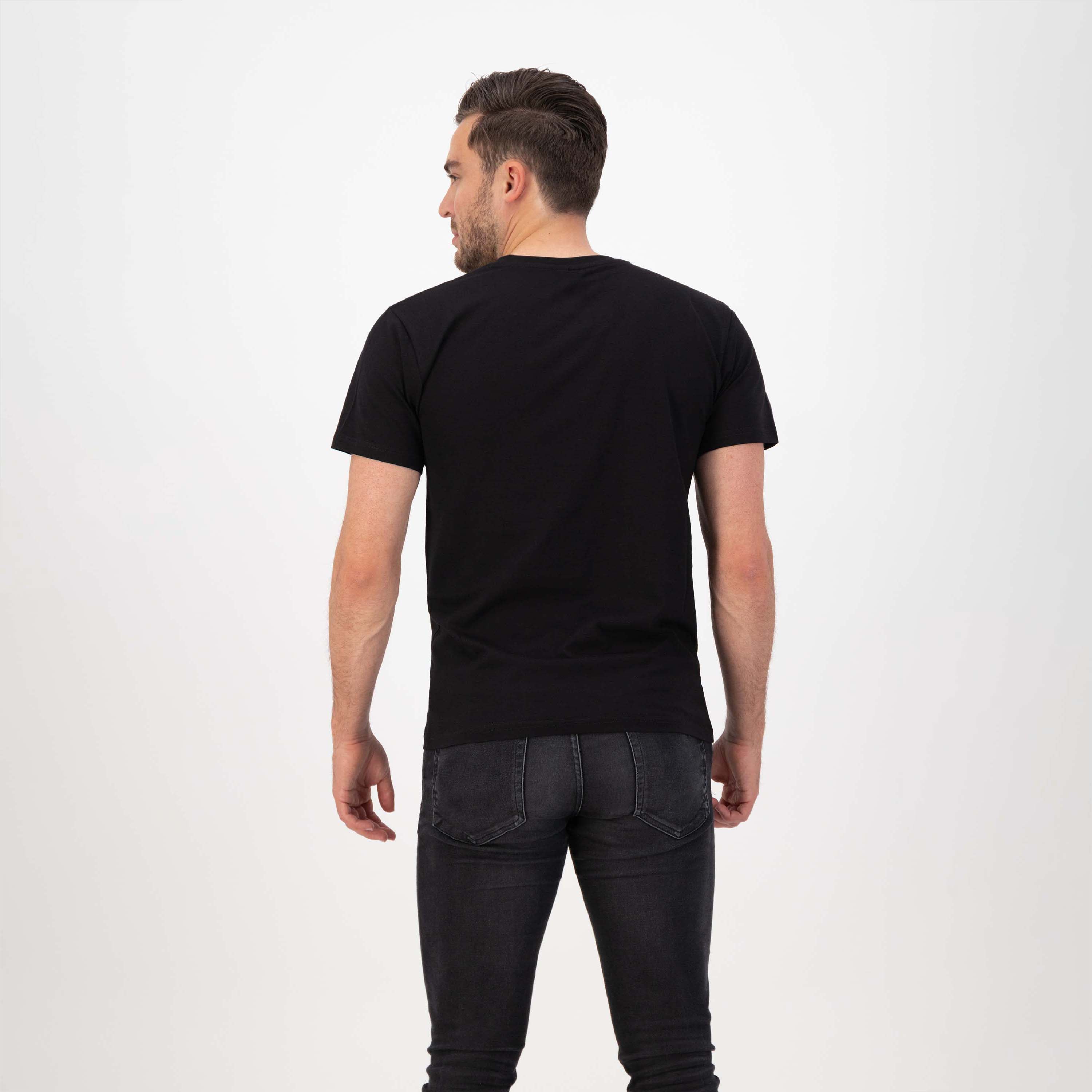Core Hardlooptop Lange Mouw 1/2 Zip Heren - Zwart