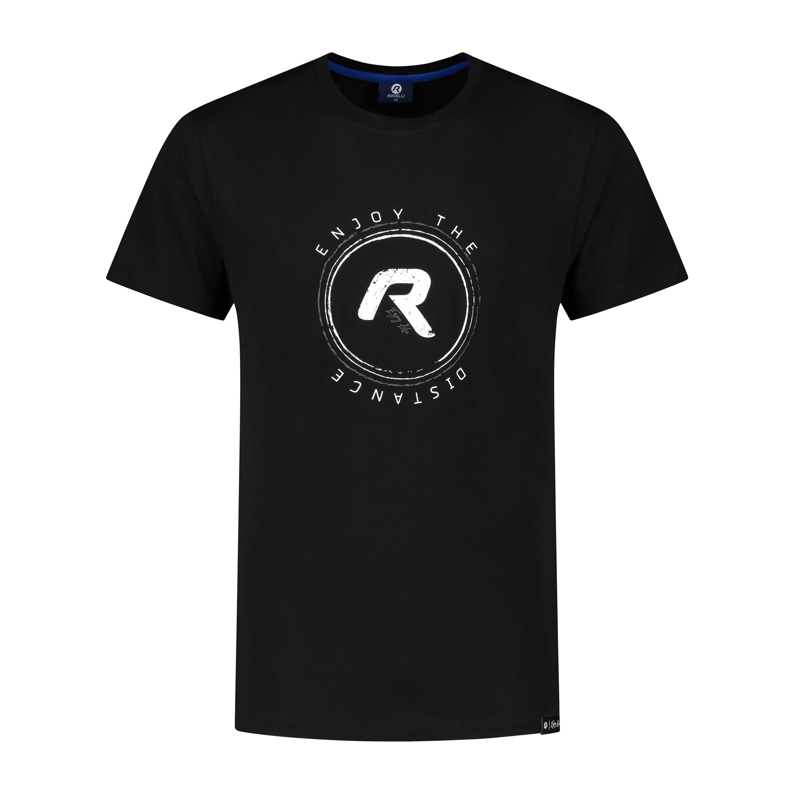 Genießen Sie das Leben grafisch t -Shirt Männer - schwarz