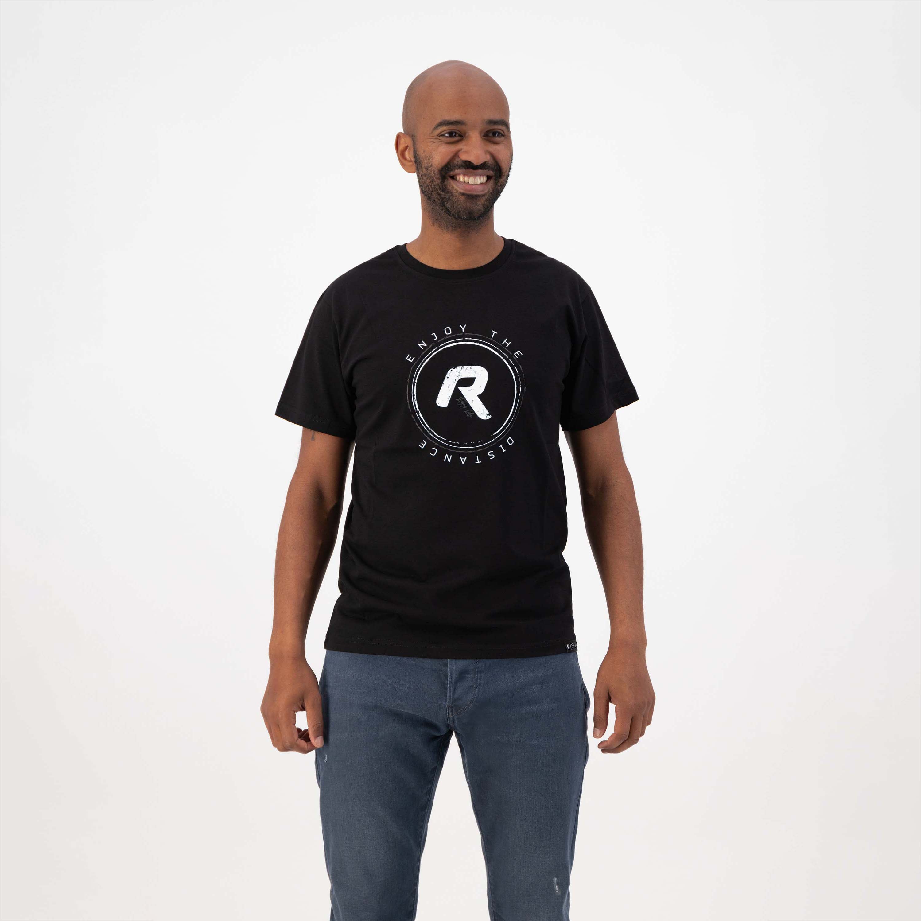 Genießen Sie das Leben grafisch t -Shirt Männer - schwarz