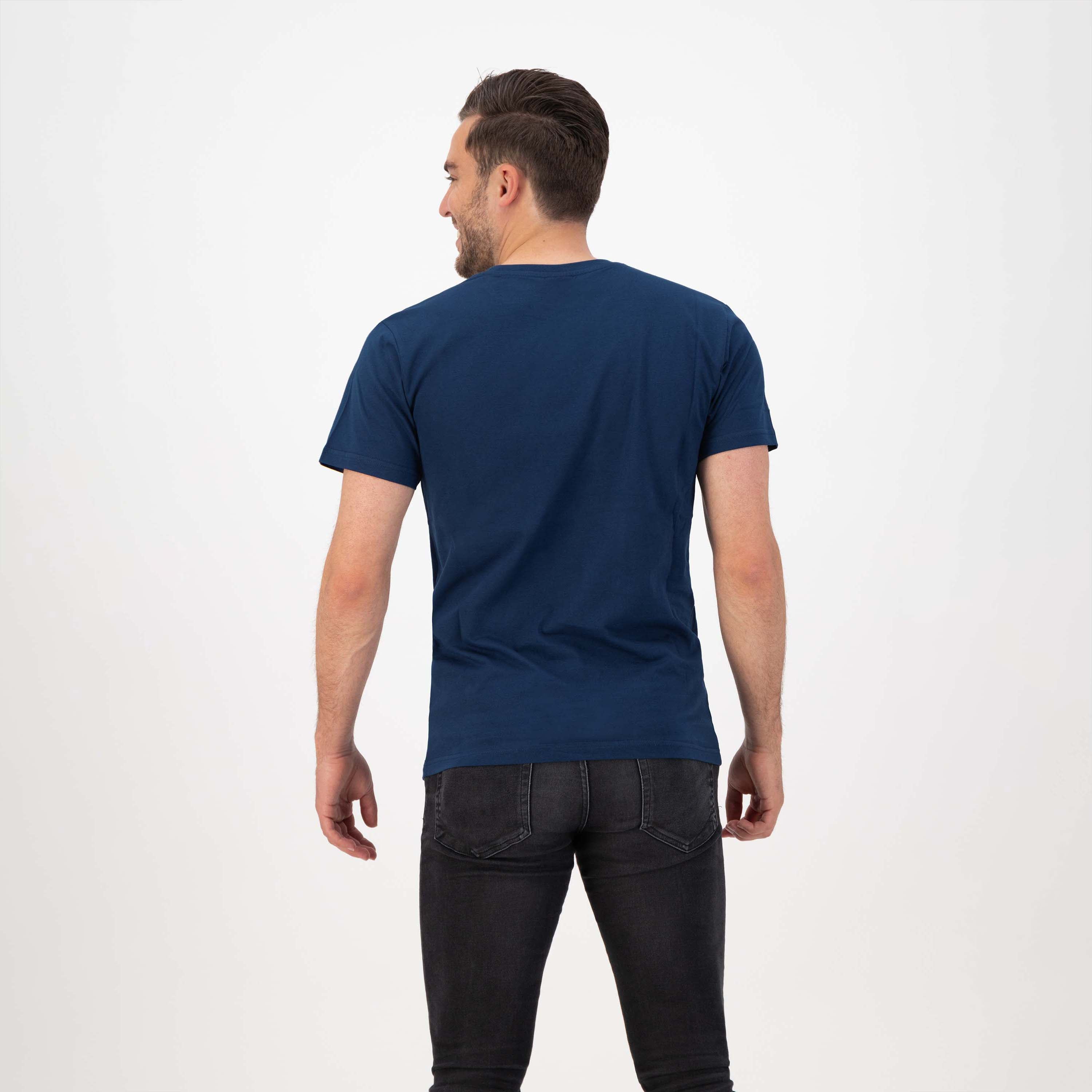 Genießen Sie das Leben grafisch t -Shirt Männer - dunkelblau