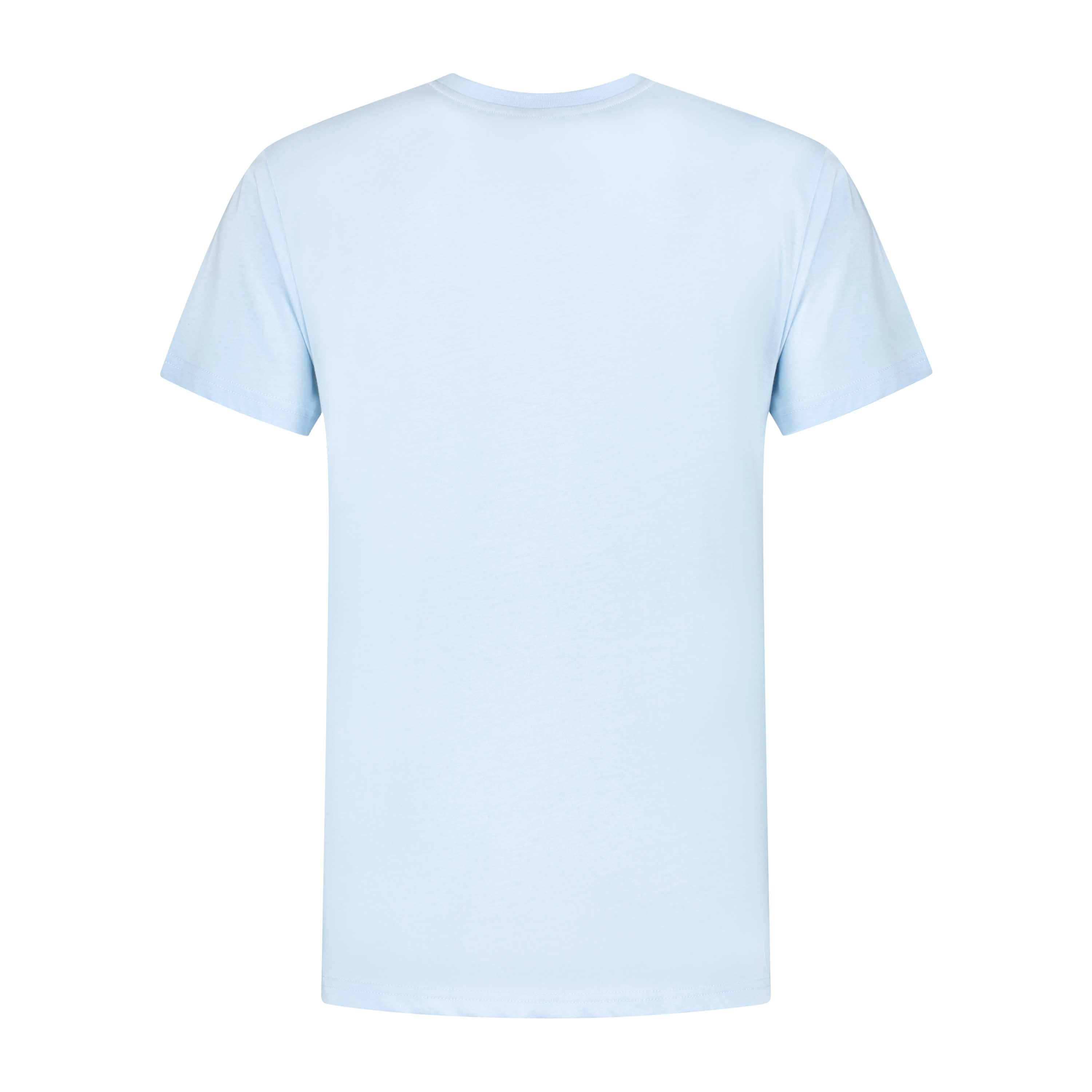 Genießen Sie das Leben grafisch t -Shirt Männer - Hellblau
