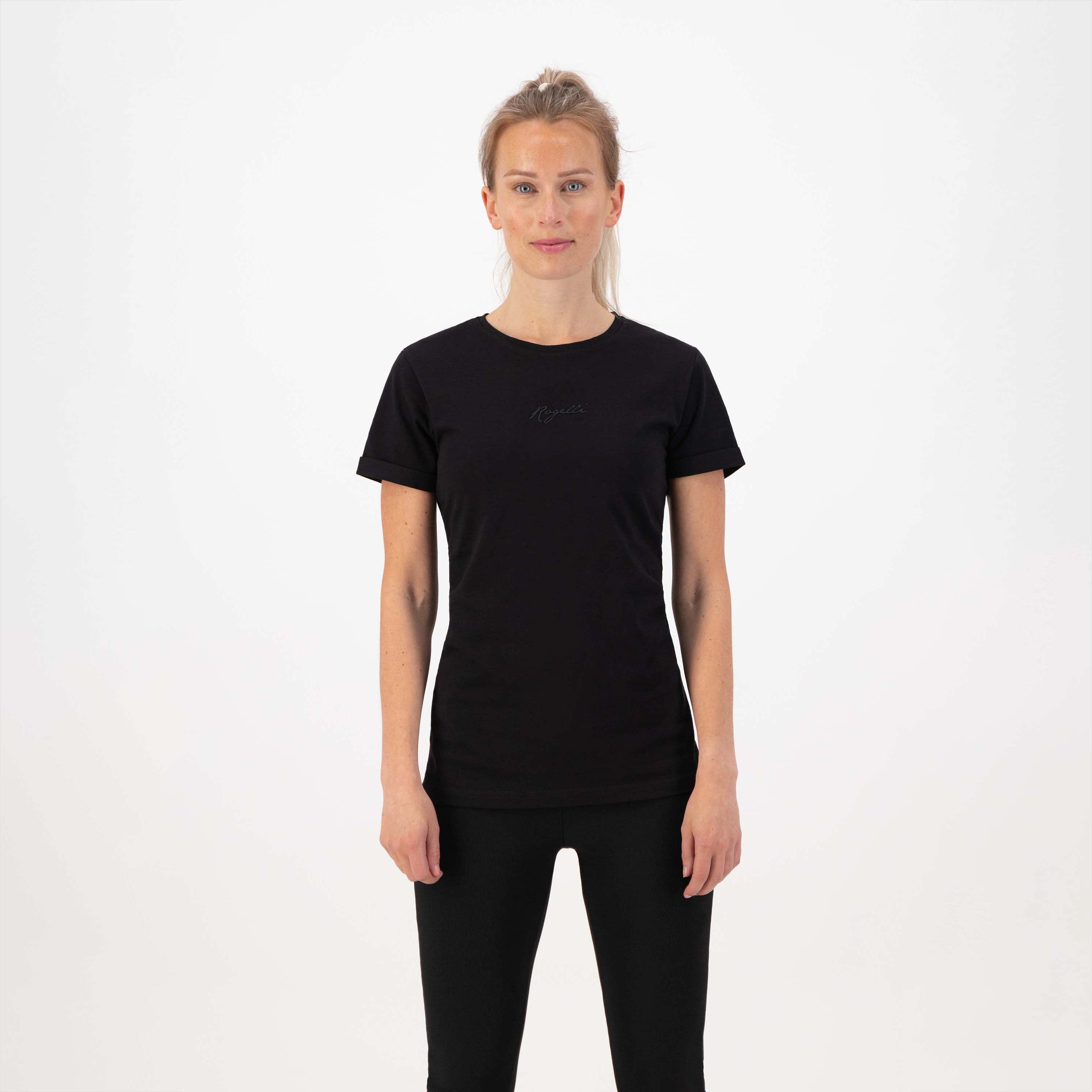 Enjoy life logo T -shirt ladies - Black