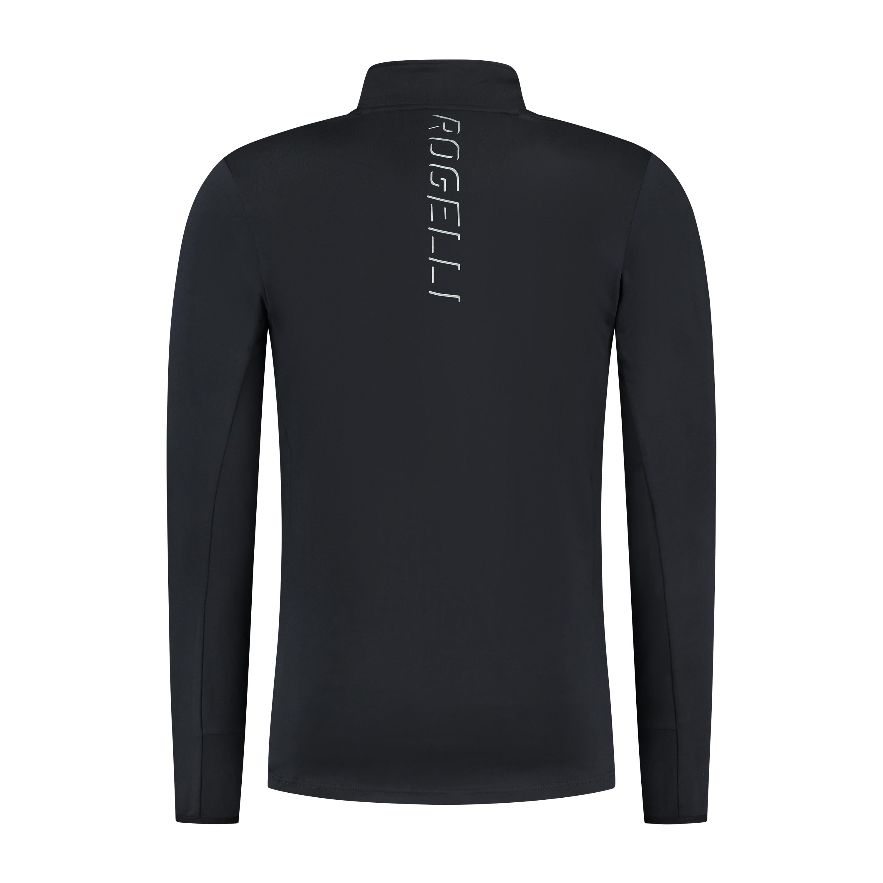 Core Hardlooptop Lange Mouw 1/2 Zip Heren - Zwart