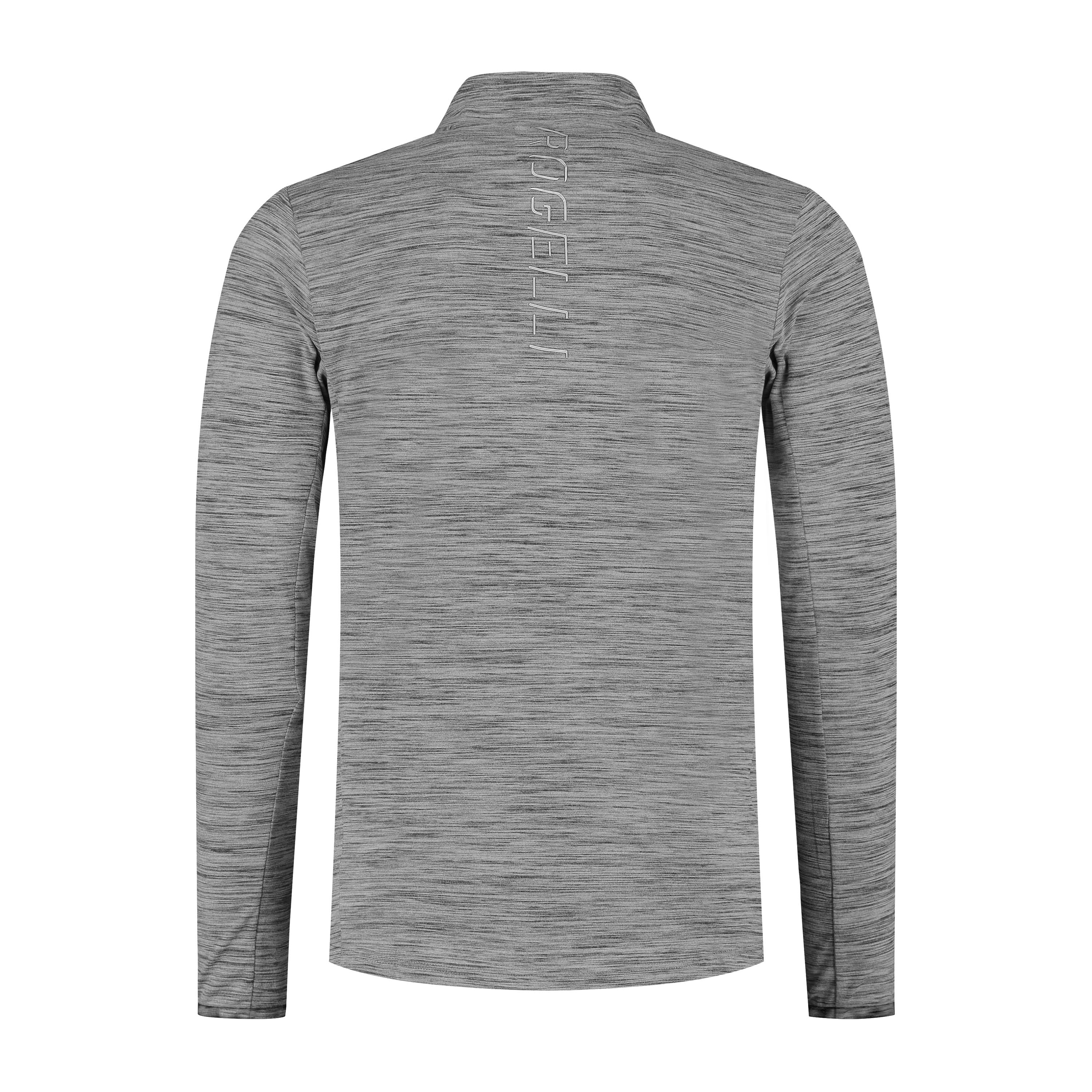 Core Hardlooptop Lange Mouw 1/2 Zip Heren - Grijs